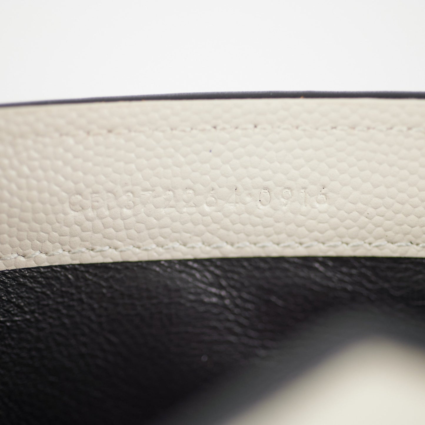 Saint Laurent White Monogram Long Envelope Wallet
