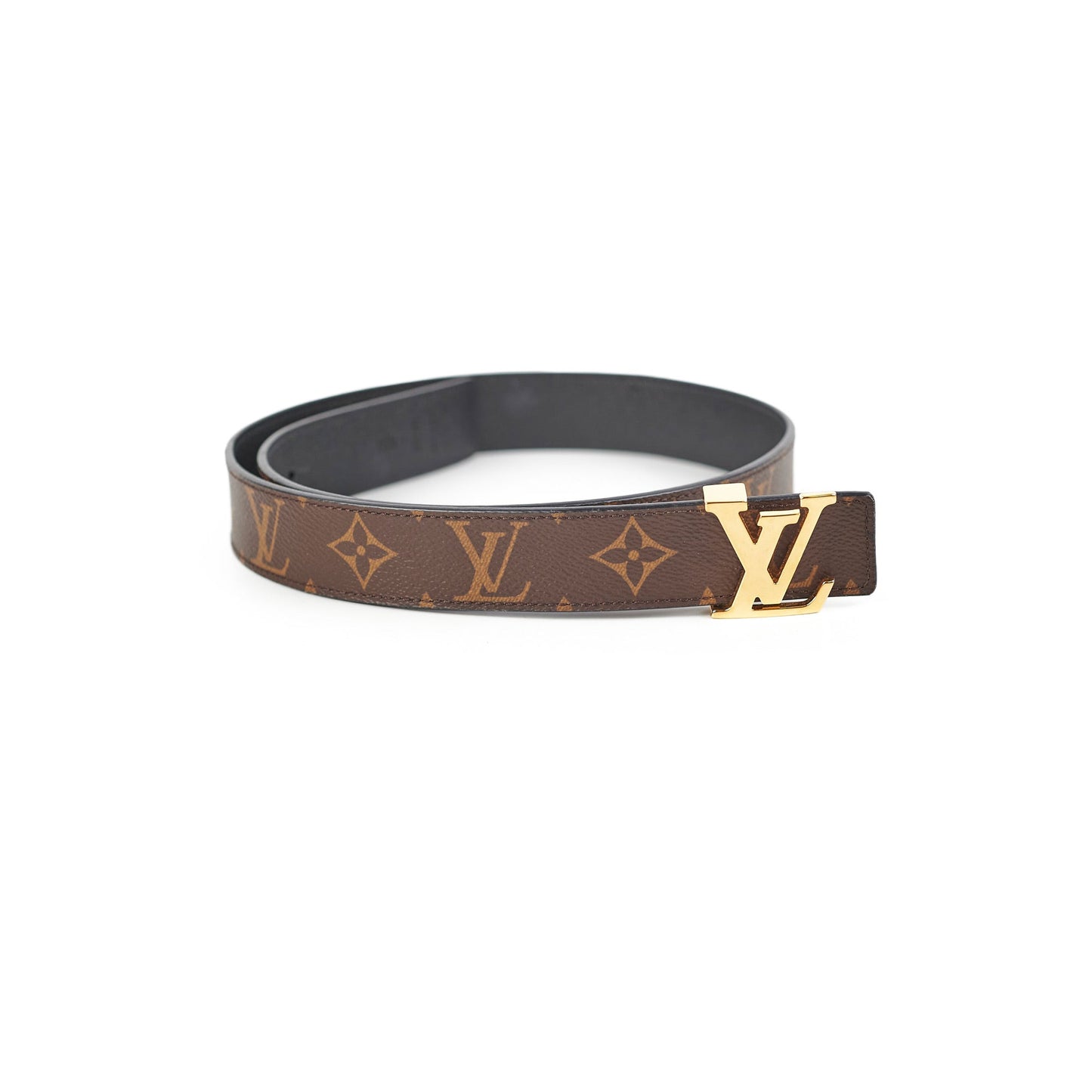Louis Vuitton Monogram Reverse Belt Size 75