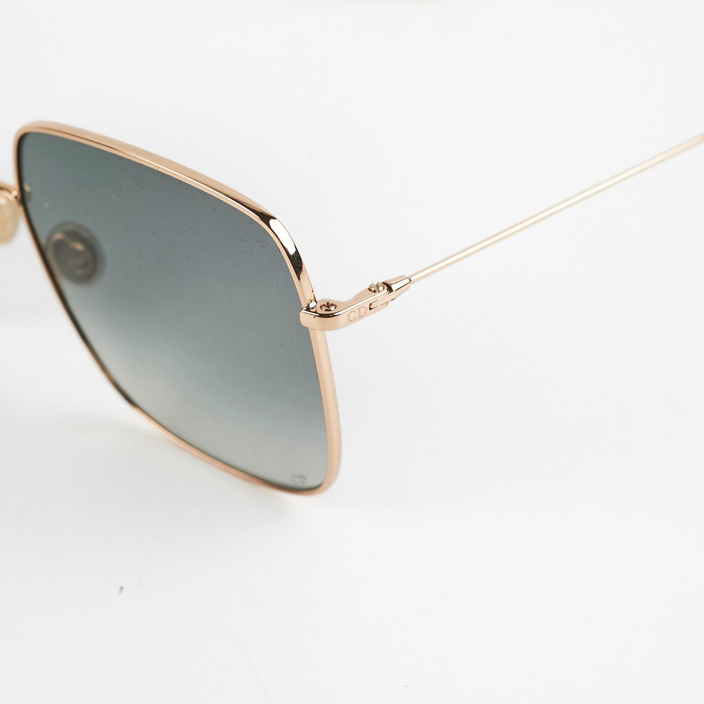 Christian Dior Metallic Square Sunglasses