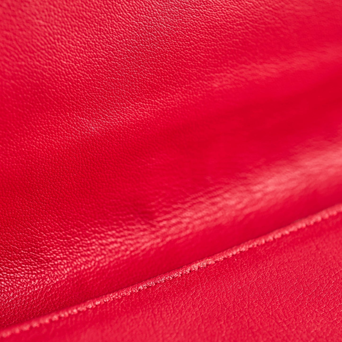Saint Laurent Red Large Clutch