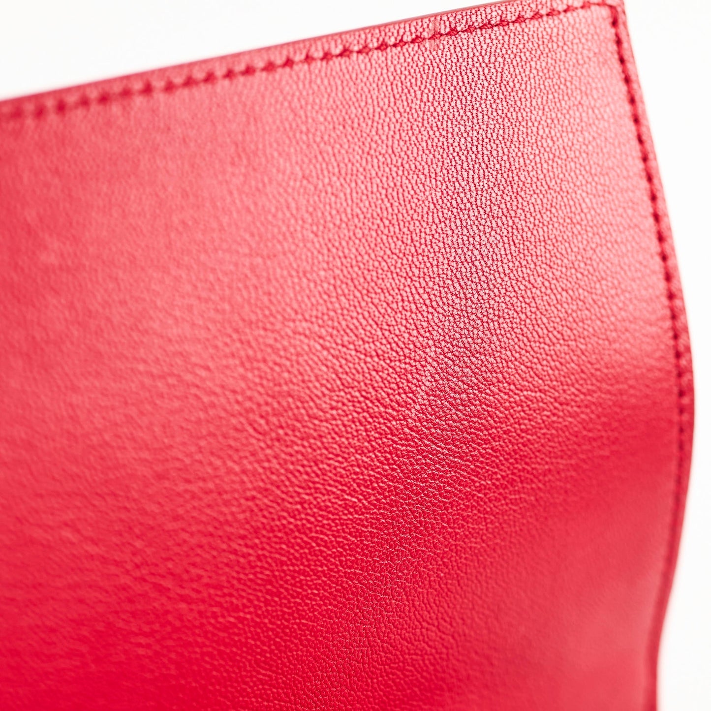 Saint Laurent Red Large Clutch
