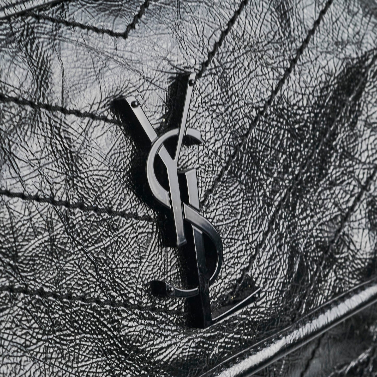 Saint Laurent Niki Medium Black Vintage Leather