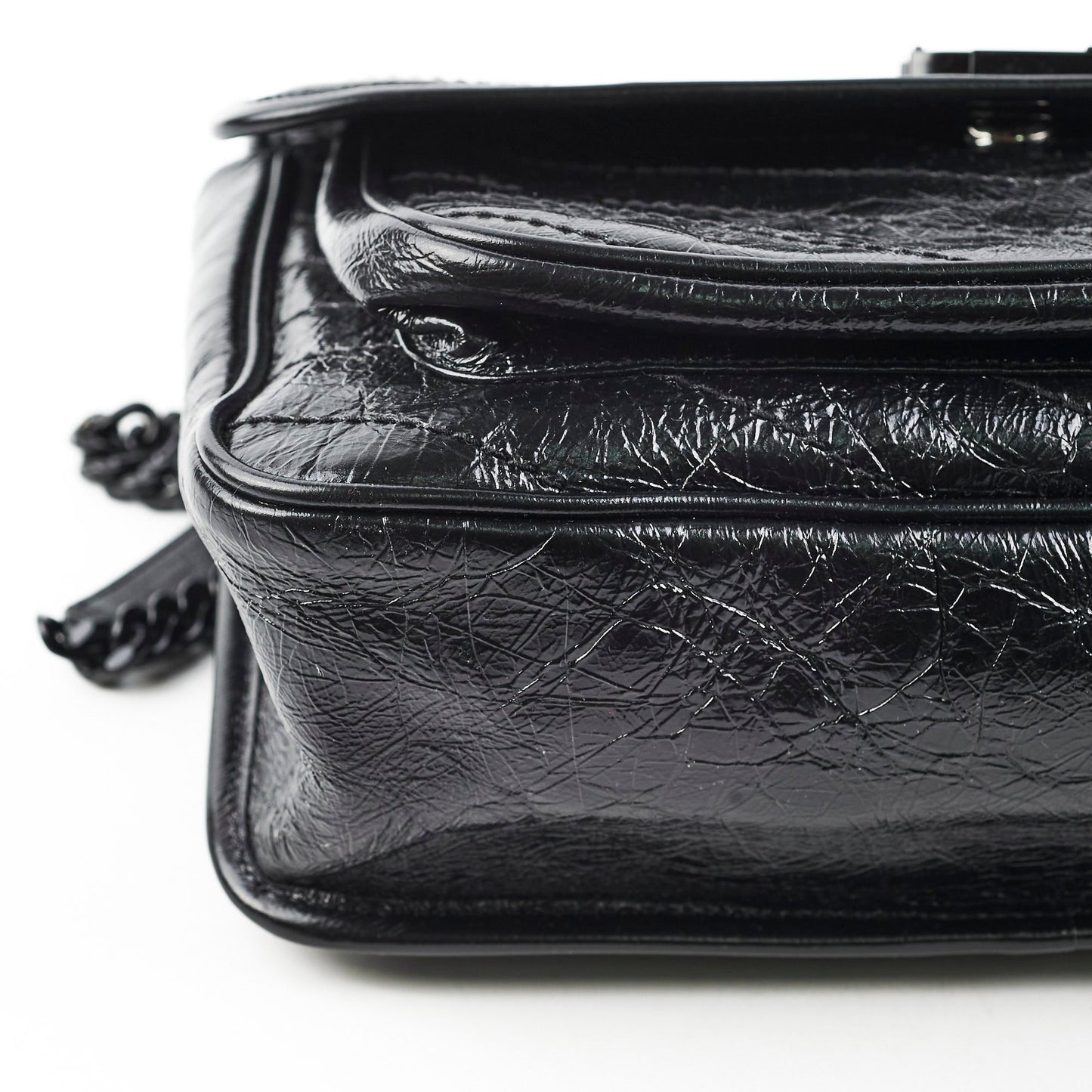 Saint Laurent Niki Medium Black Vintage Leather