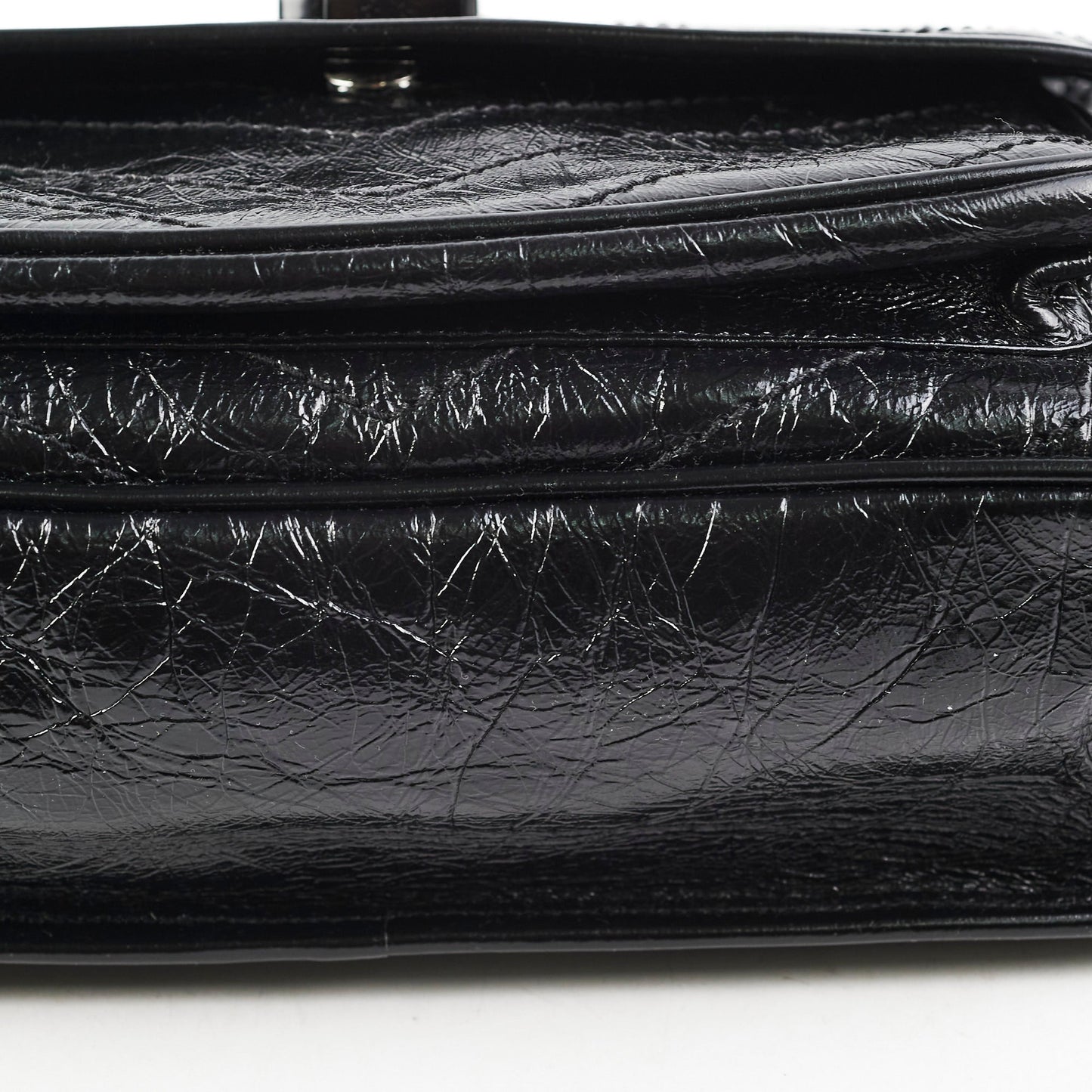 Saint Laurent Niki Medium Black Vintage Leather