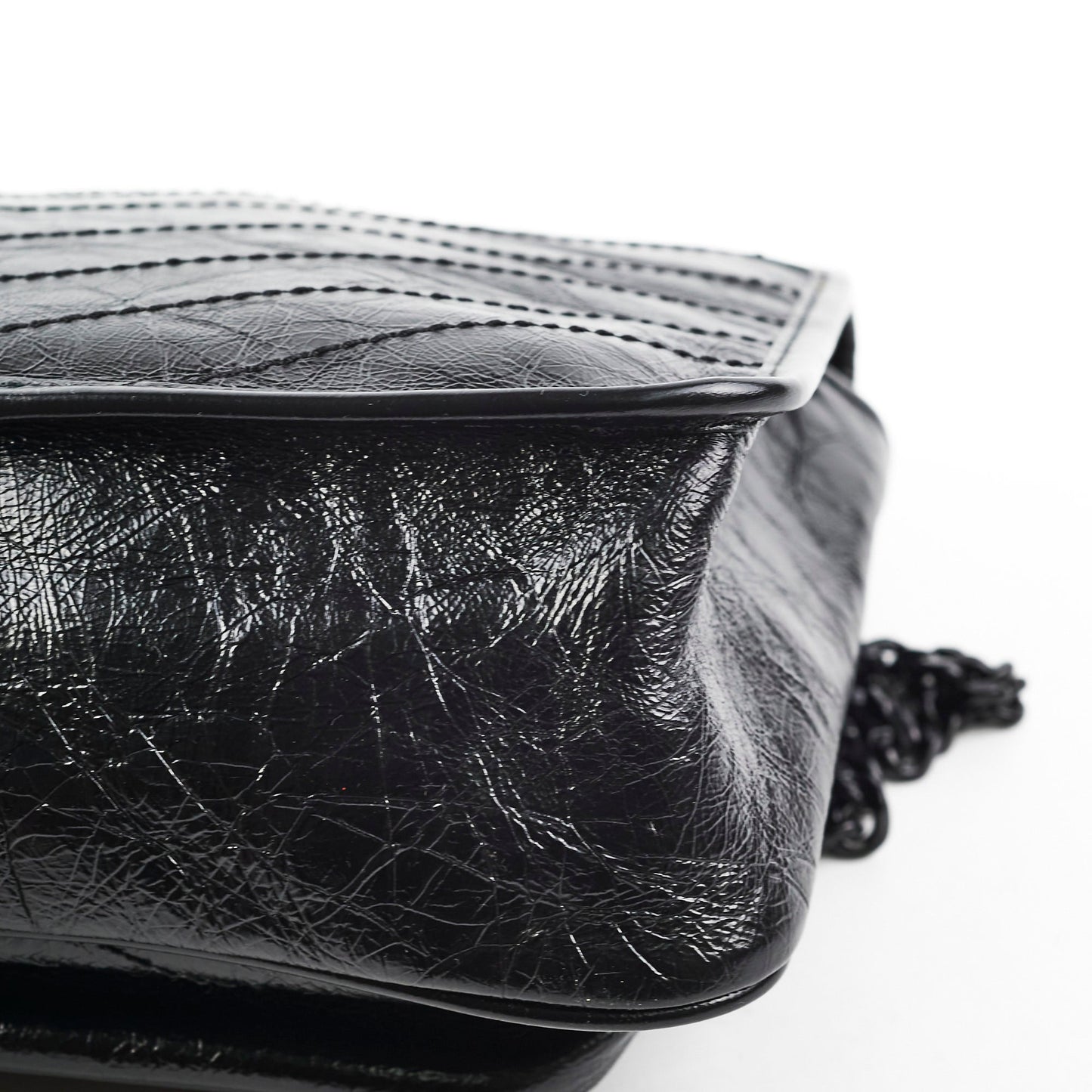 Saint Laurent Niki Medium Black Vintage Leather