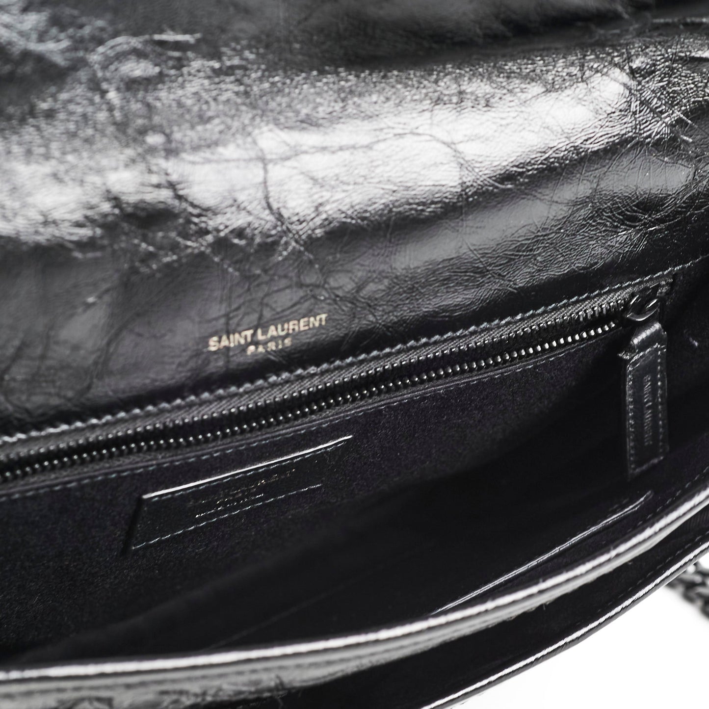 Saint Laurent Niki Medium Black Vintage Leather