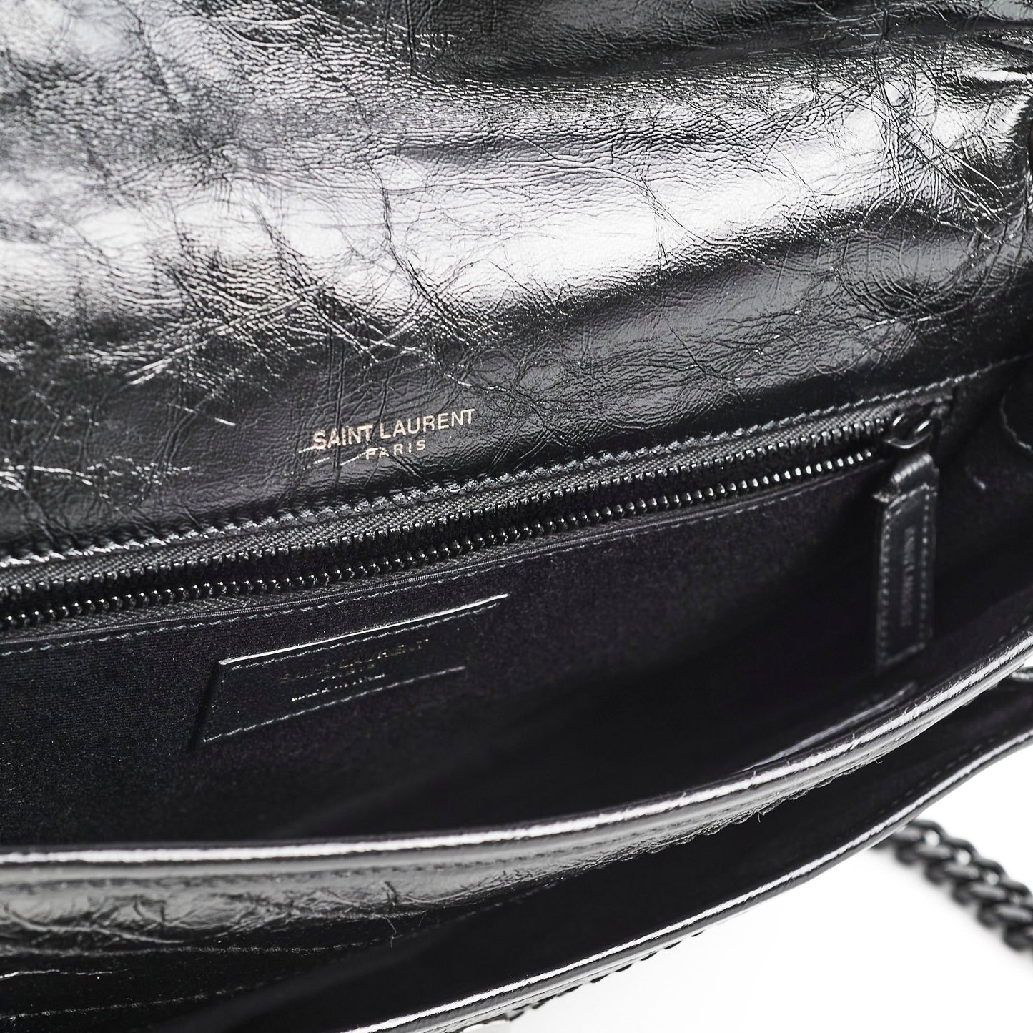 Saint Laurent Niki Medium Black Vintage Leather