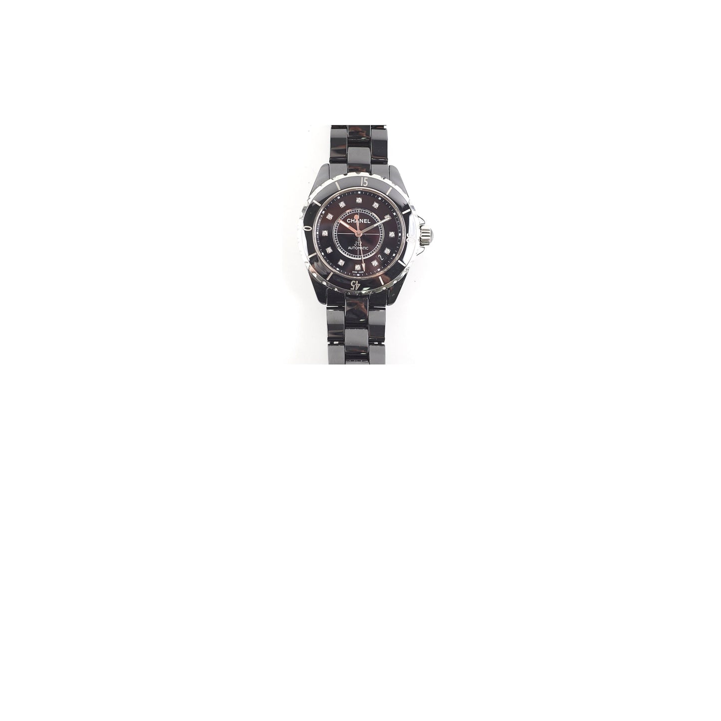 Chanel J12 Watch Calibre with Diamonds 38MM Black