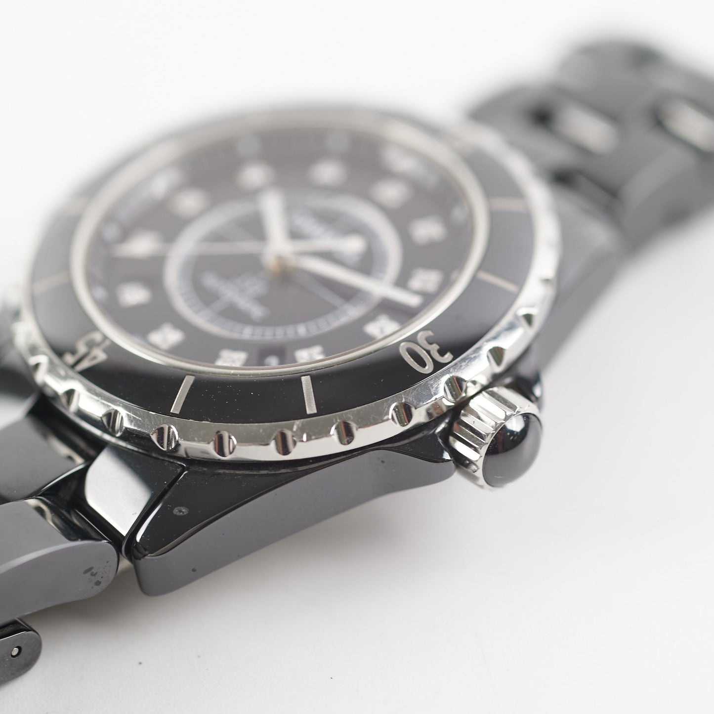 Chanel J12 Watch Calibre with Diamonds 38MM Black