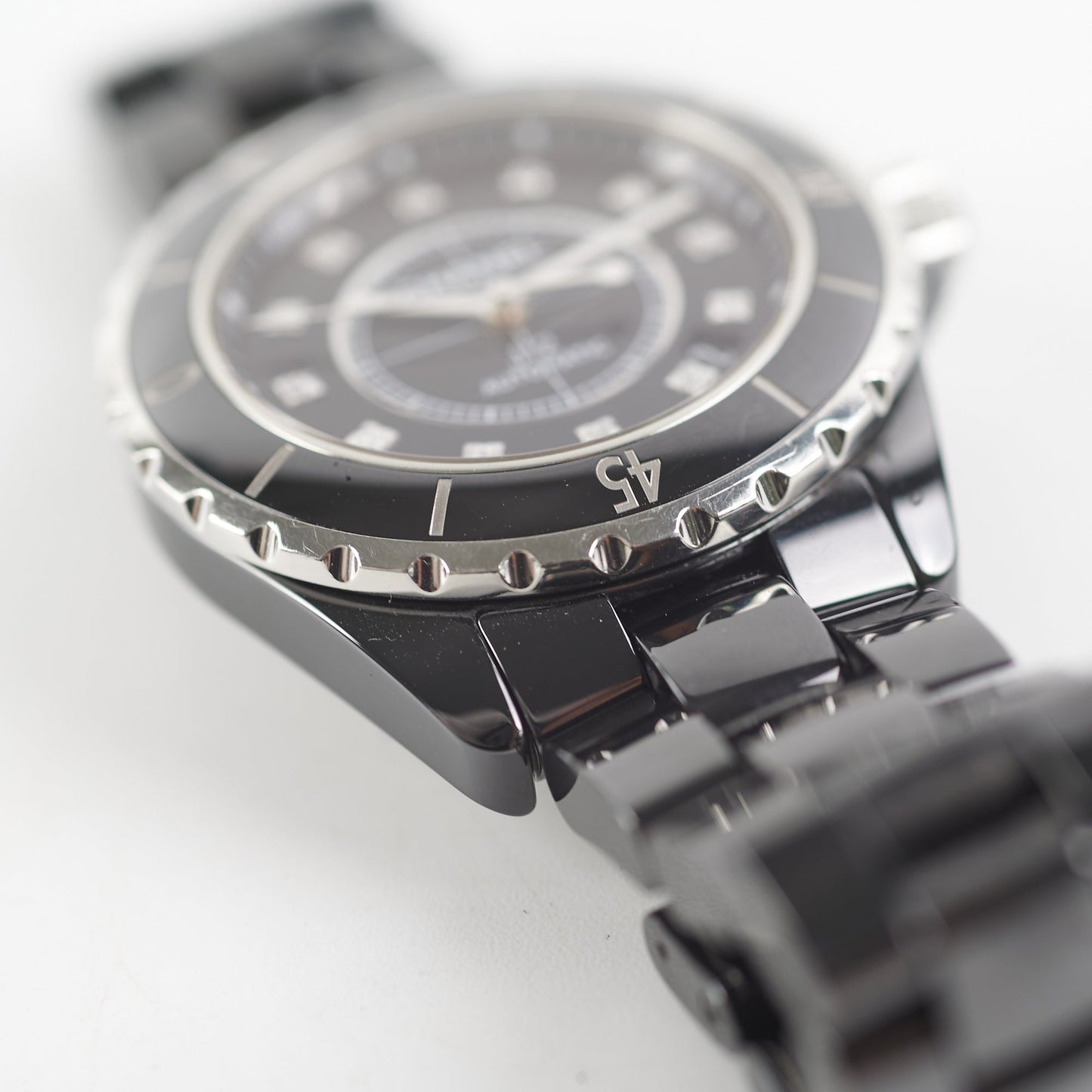 Chanel J12 Watch Calibre with Diamonds 38MM Black