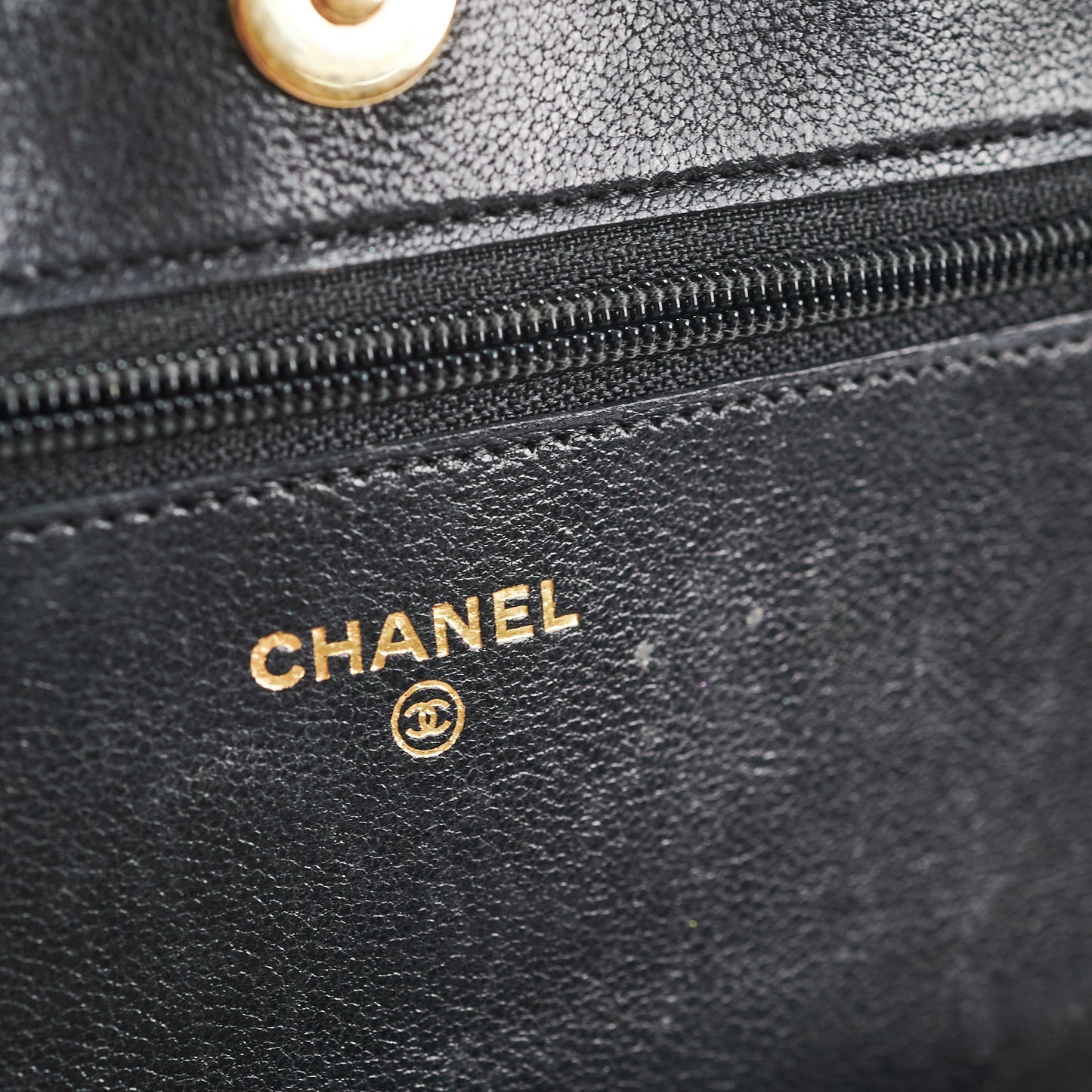 2/7 DOTD- Chanel Chevron Wallet on Chain (WOC) Lambskin Black