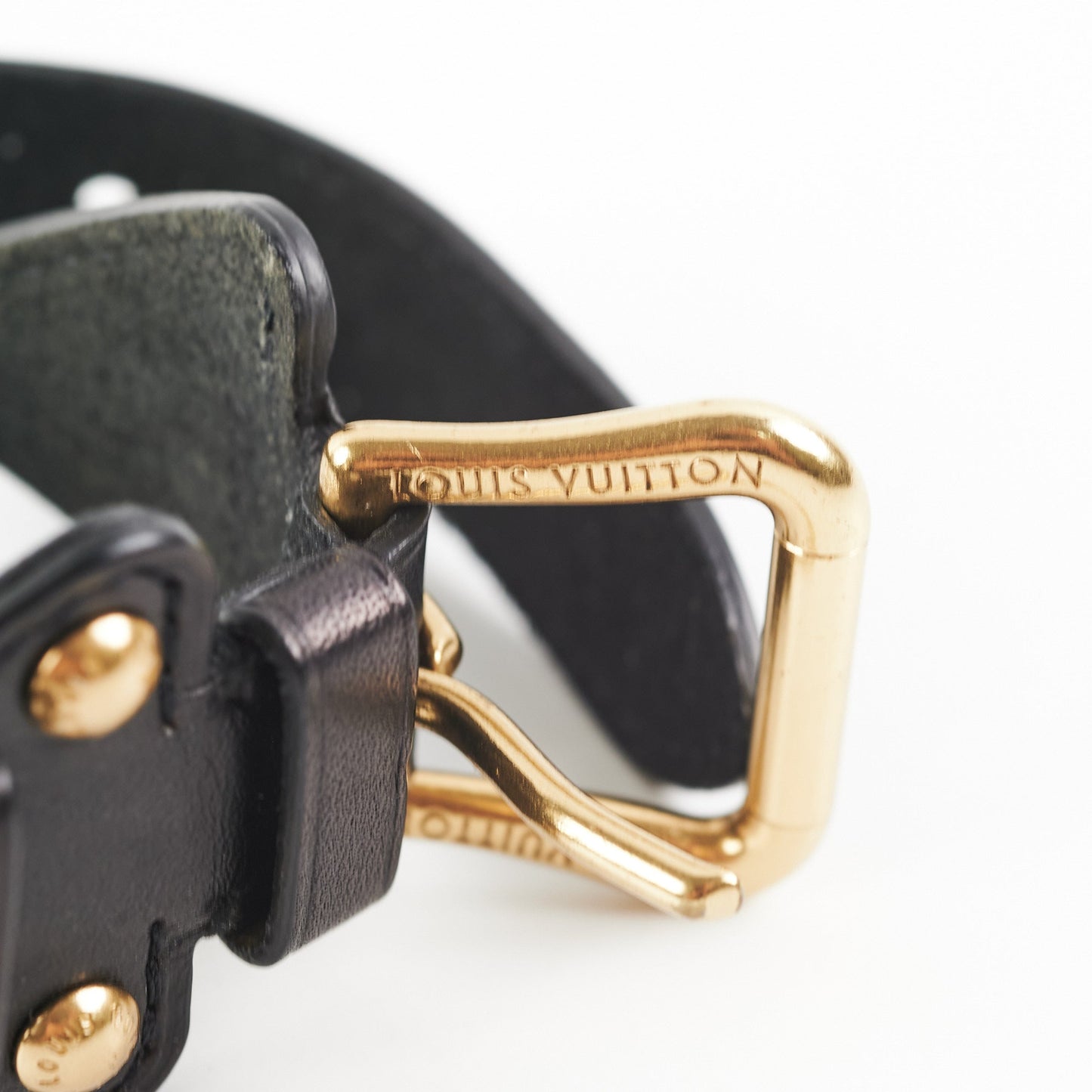 Louis Vuitton Belt Bracelet Black