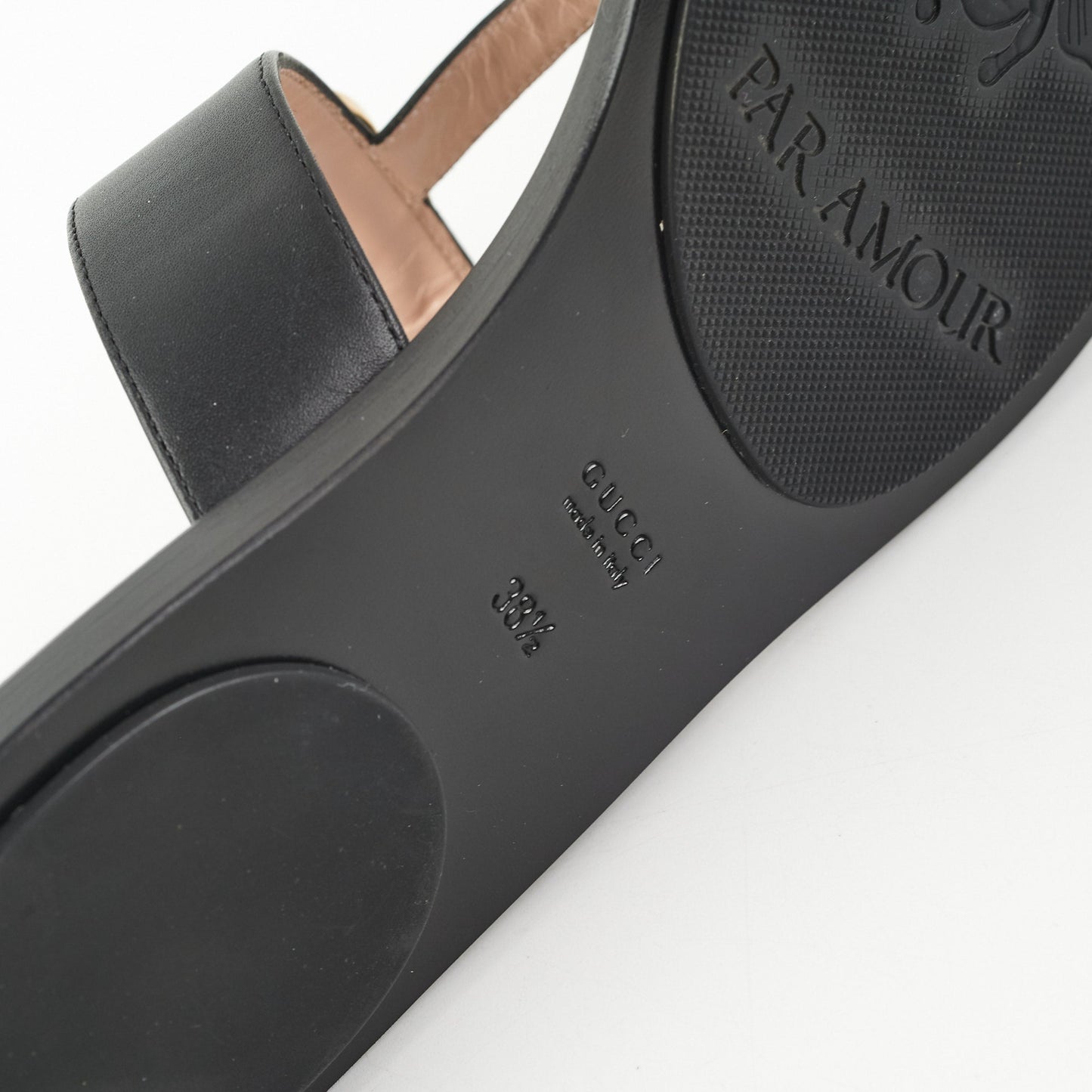 Gucci Thong GG Sandals Black