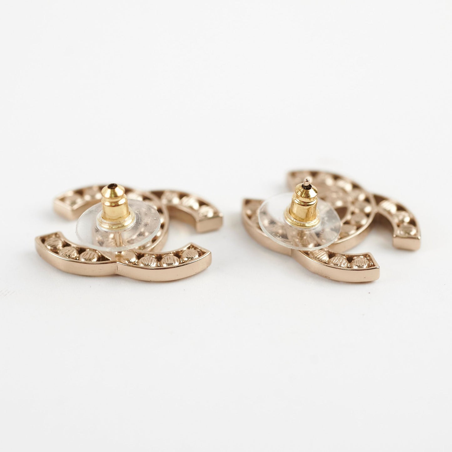 Chanel CC Crystal Earrings