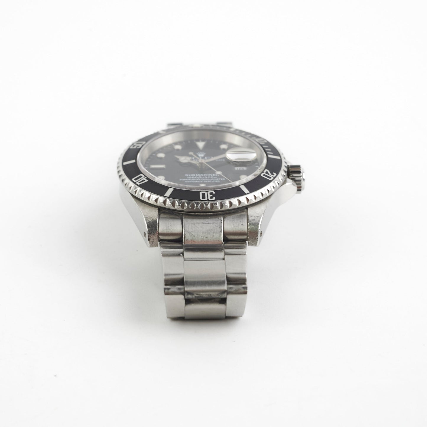 Rolex Submariner 40mm Black Face Watch - Year 2000