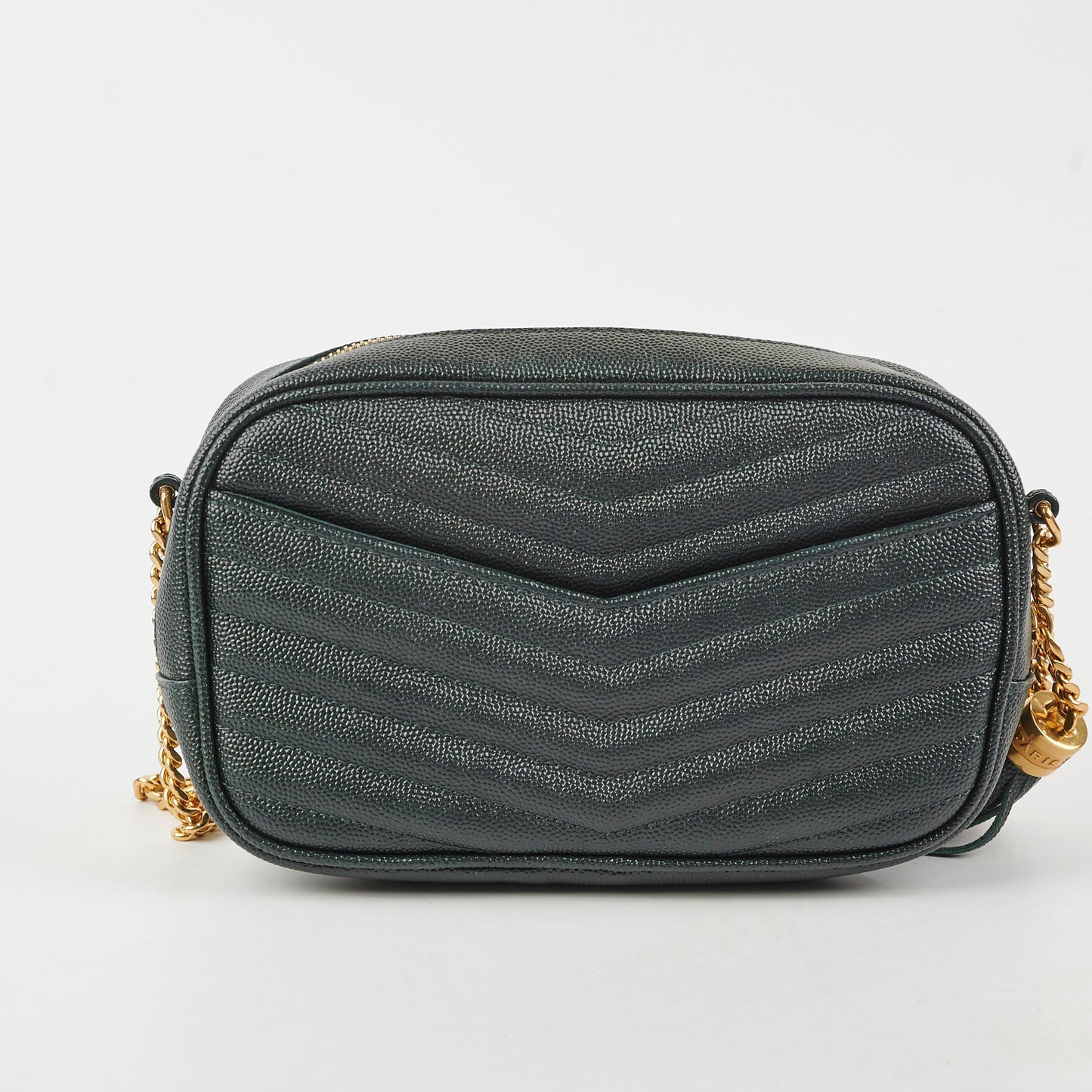 Saint Laurent Small Kate Tassle Dark Green