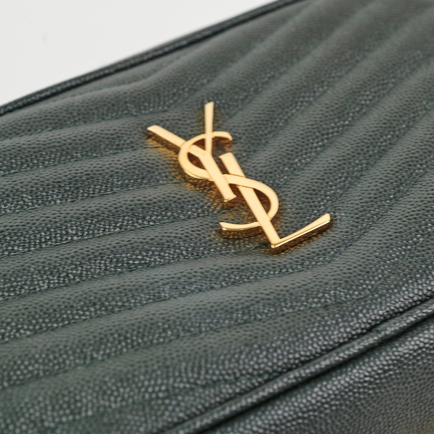 Saint Laurent Small Kate Tassle Dark Green