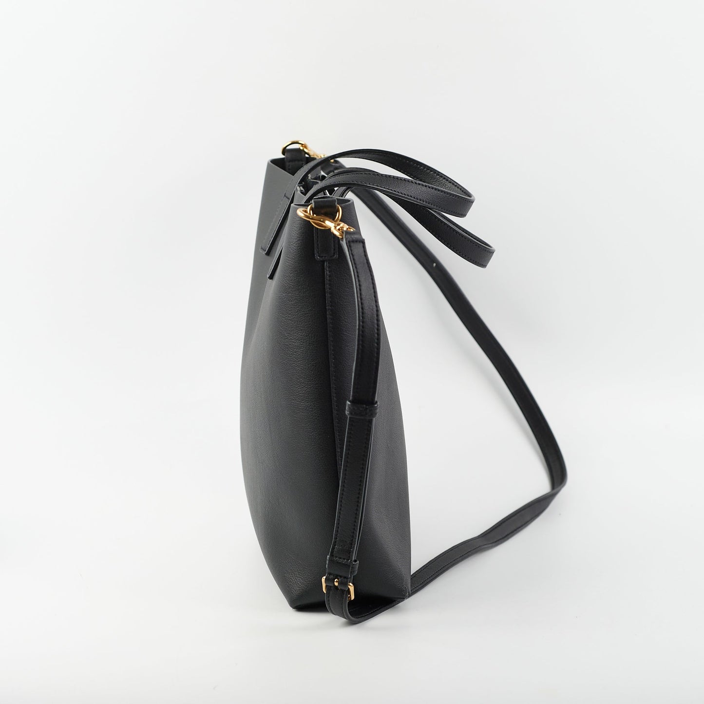 Saint Laurent Black Shopping Tote