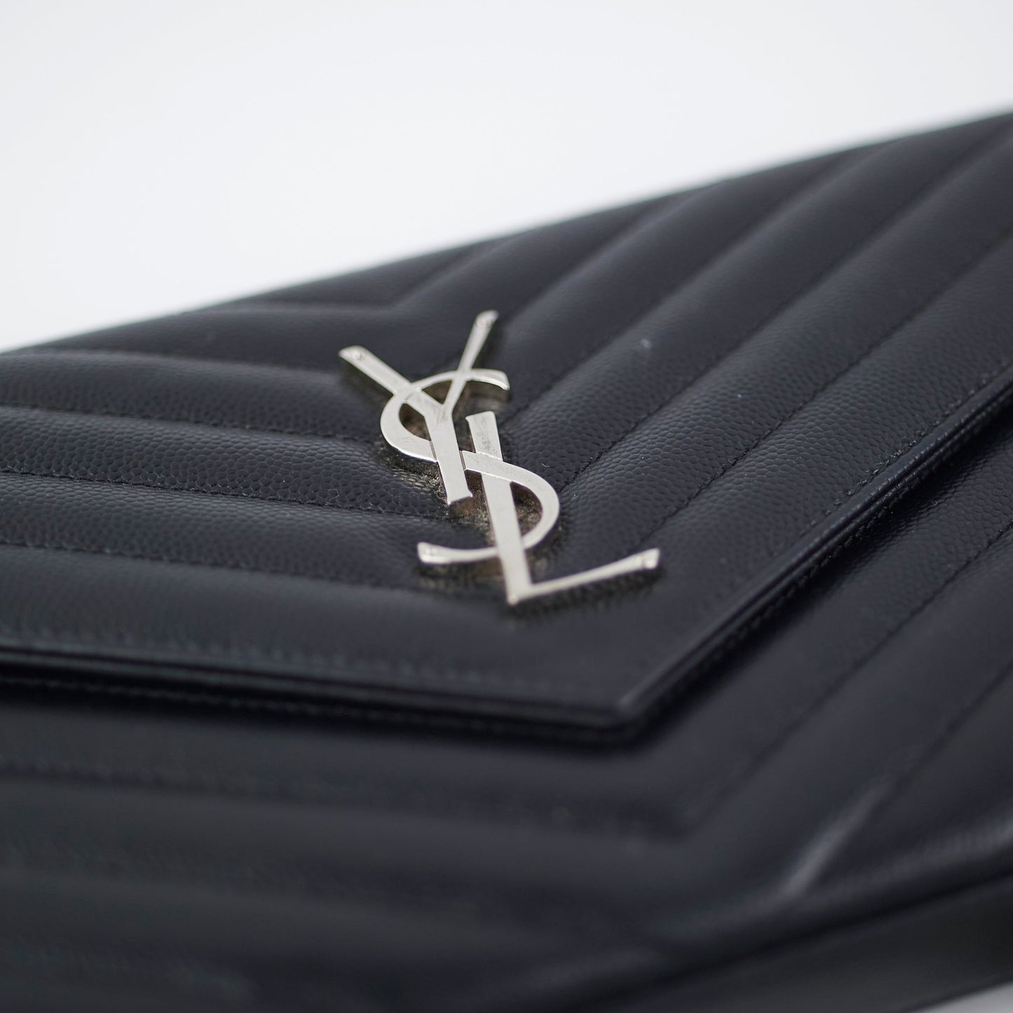 Saint Laurent Envelope Black Crossbody Bag