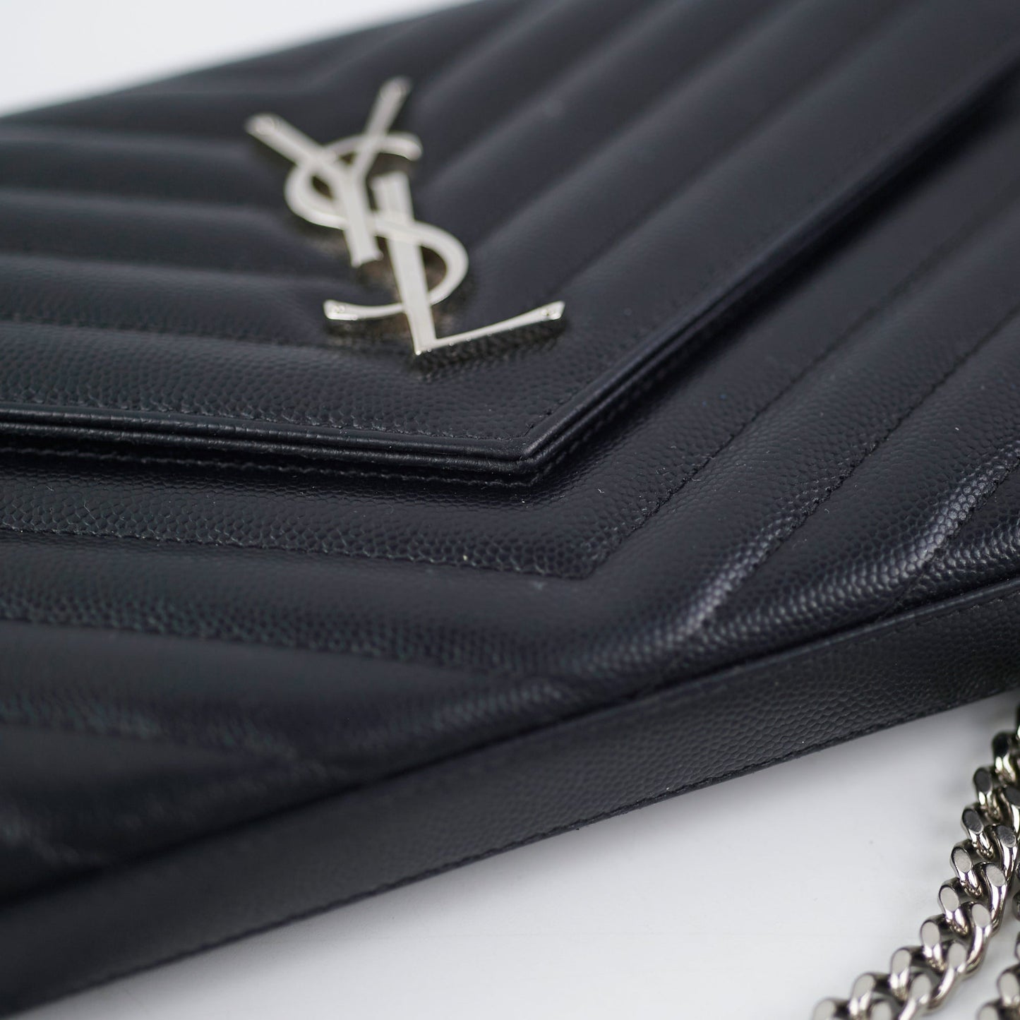 Saint Laurent Envelope Black Crossbody Bag