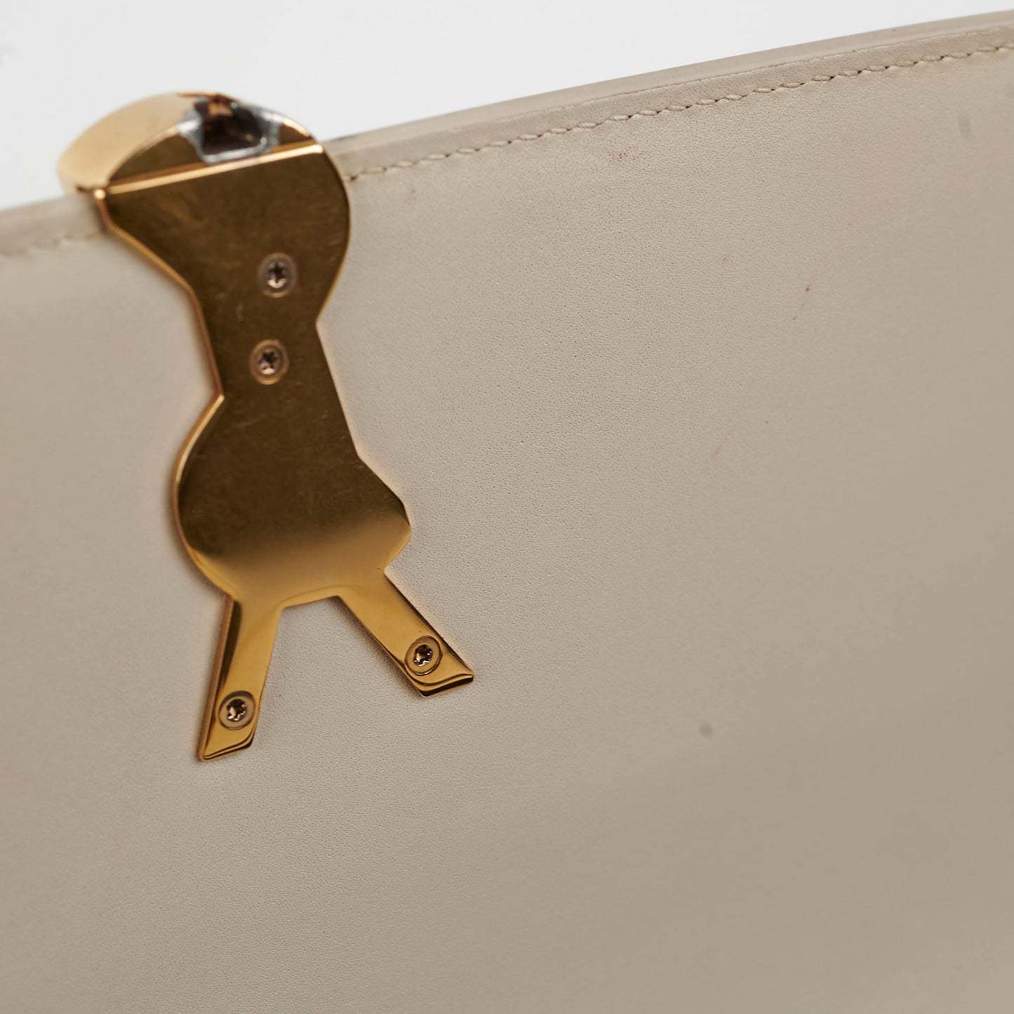Saint Laurent Medium Solferino Cream
