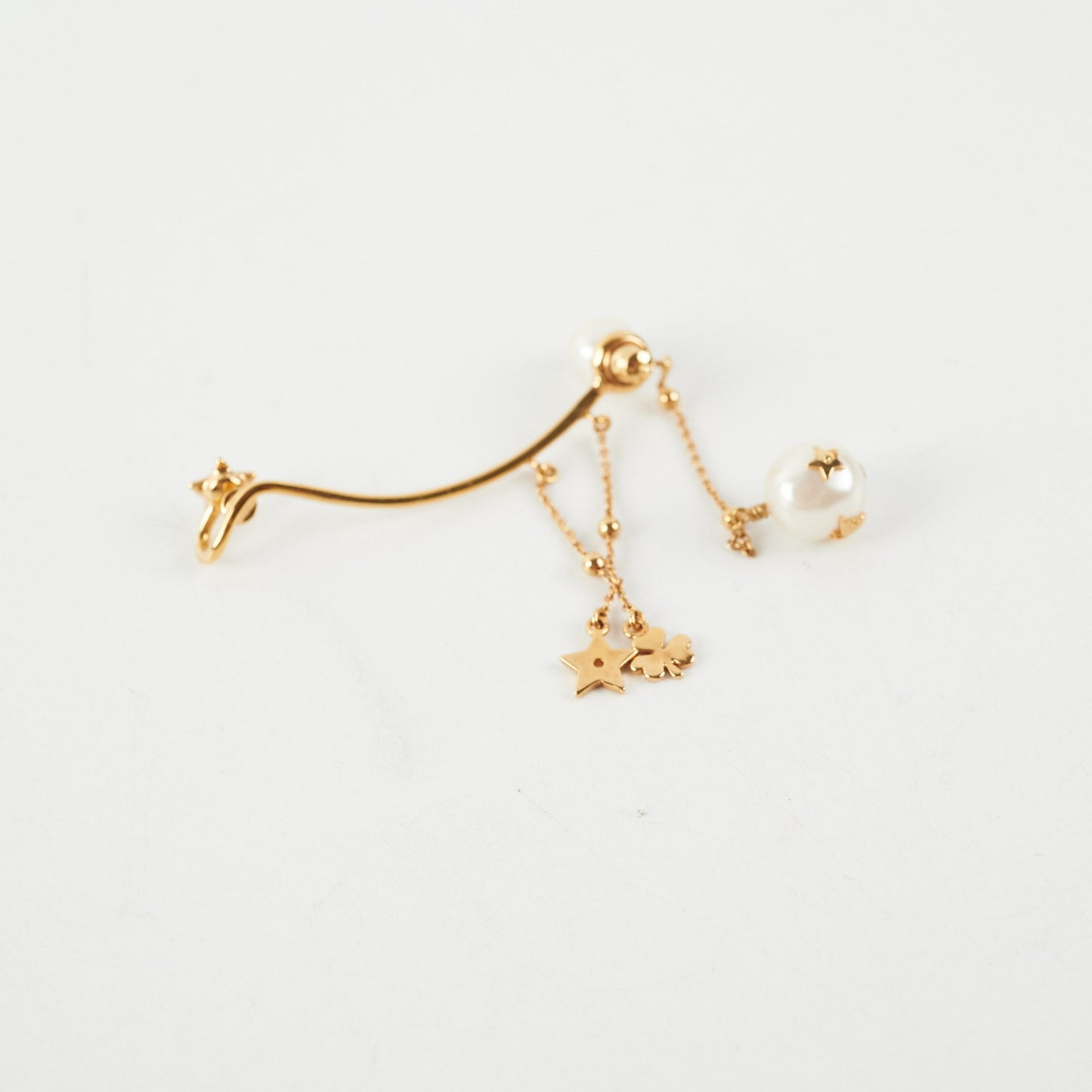 Dior Pearl Gold Earcuffs