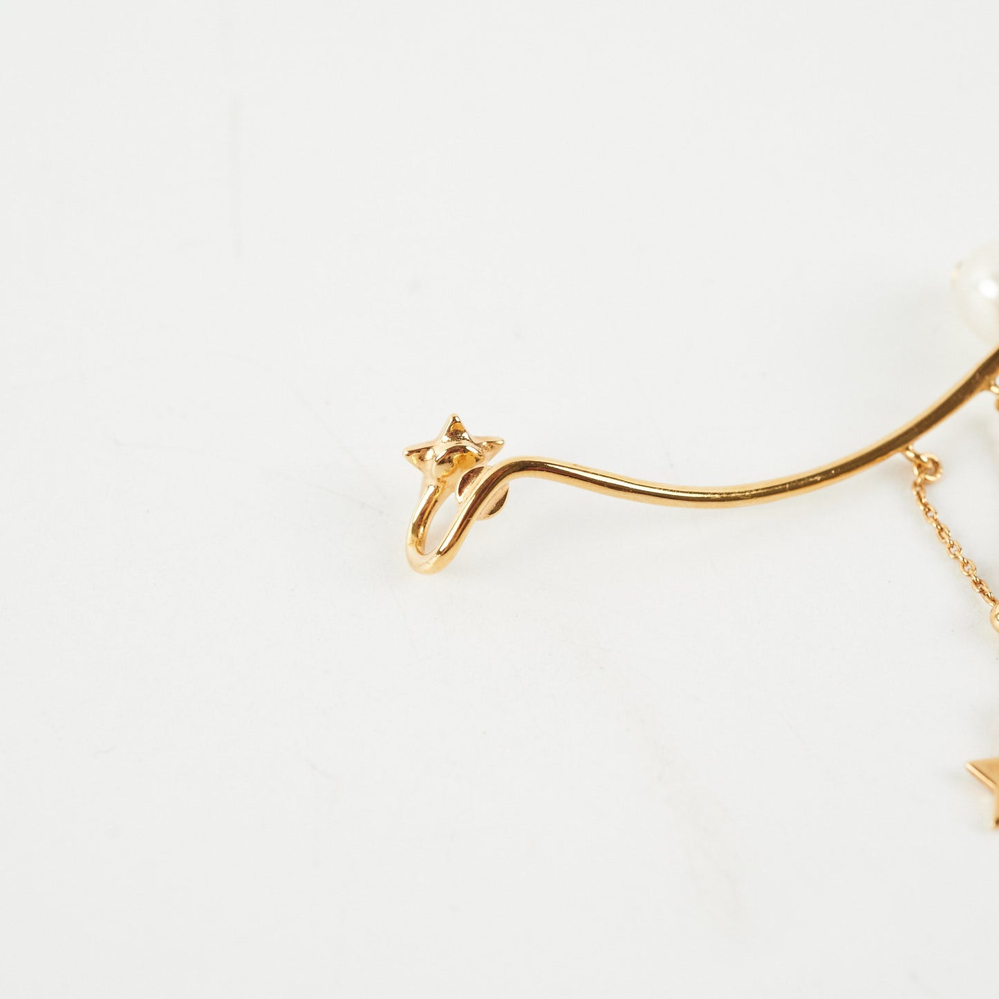 Dior Pearl Gold Earcuffs