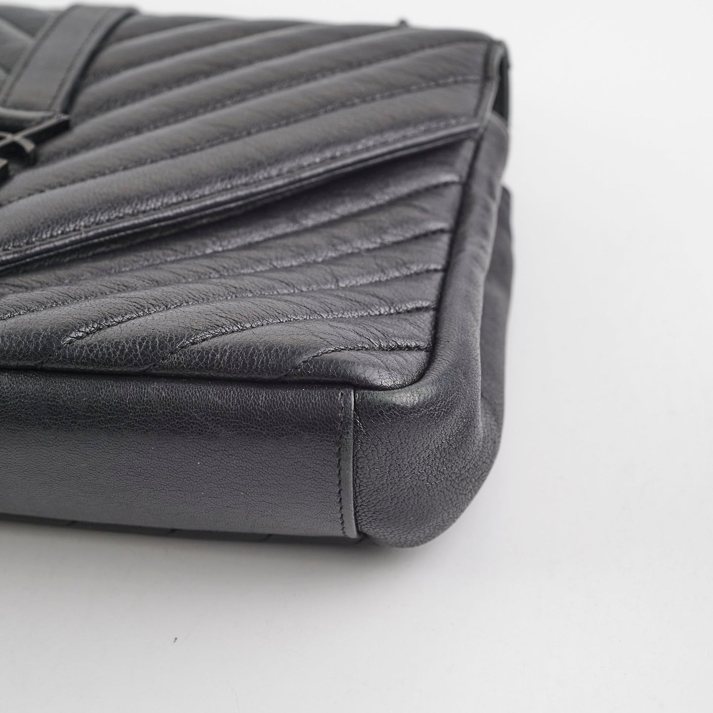 Saint Laurent So black Medium College Bag