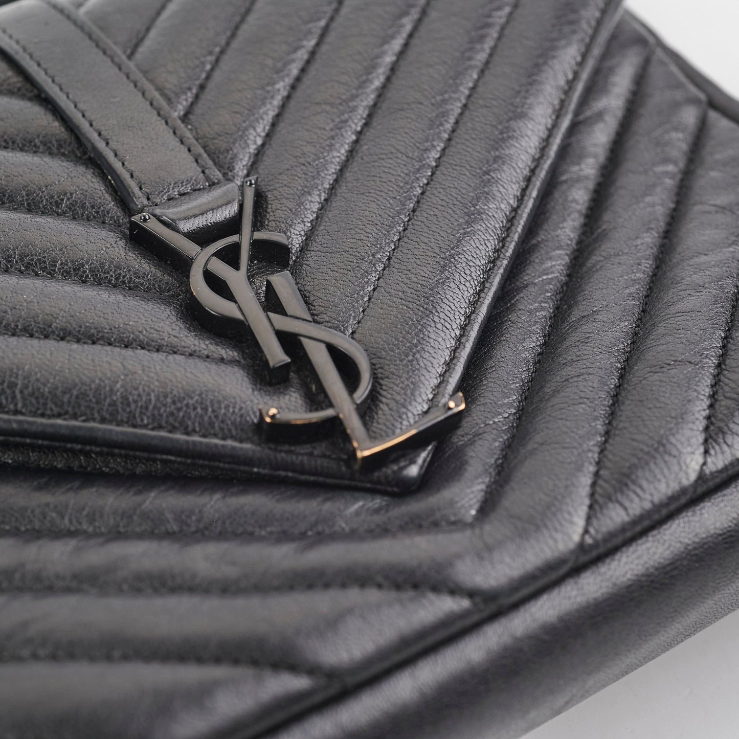 Saint Laurent So black Medium College Bag