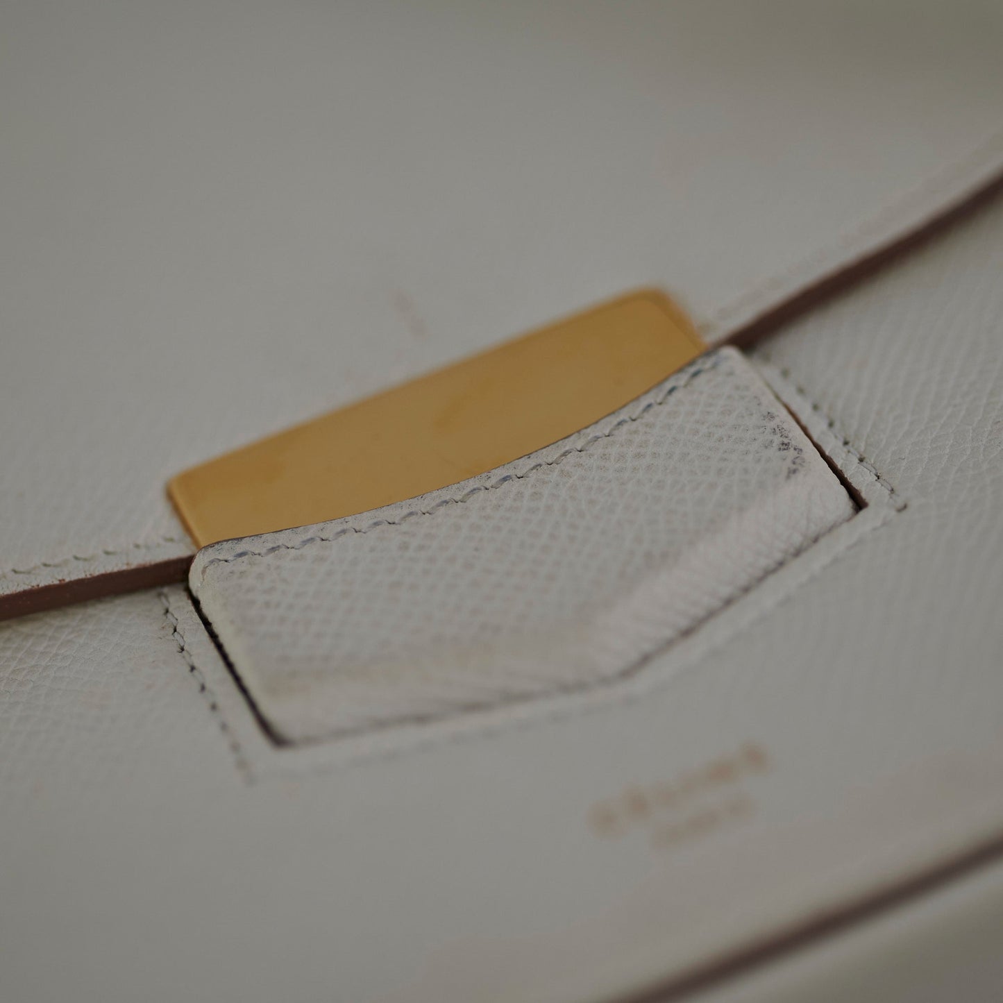 Celine Medium White Shoulder Bag