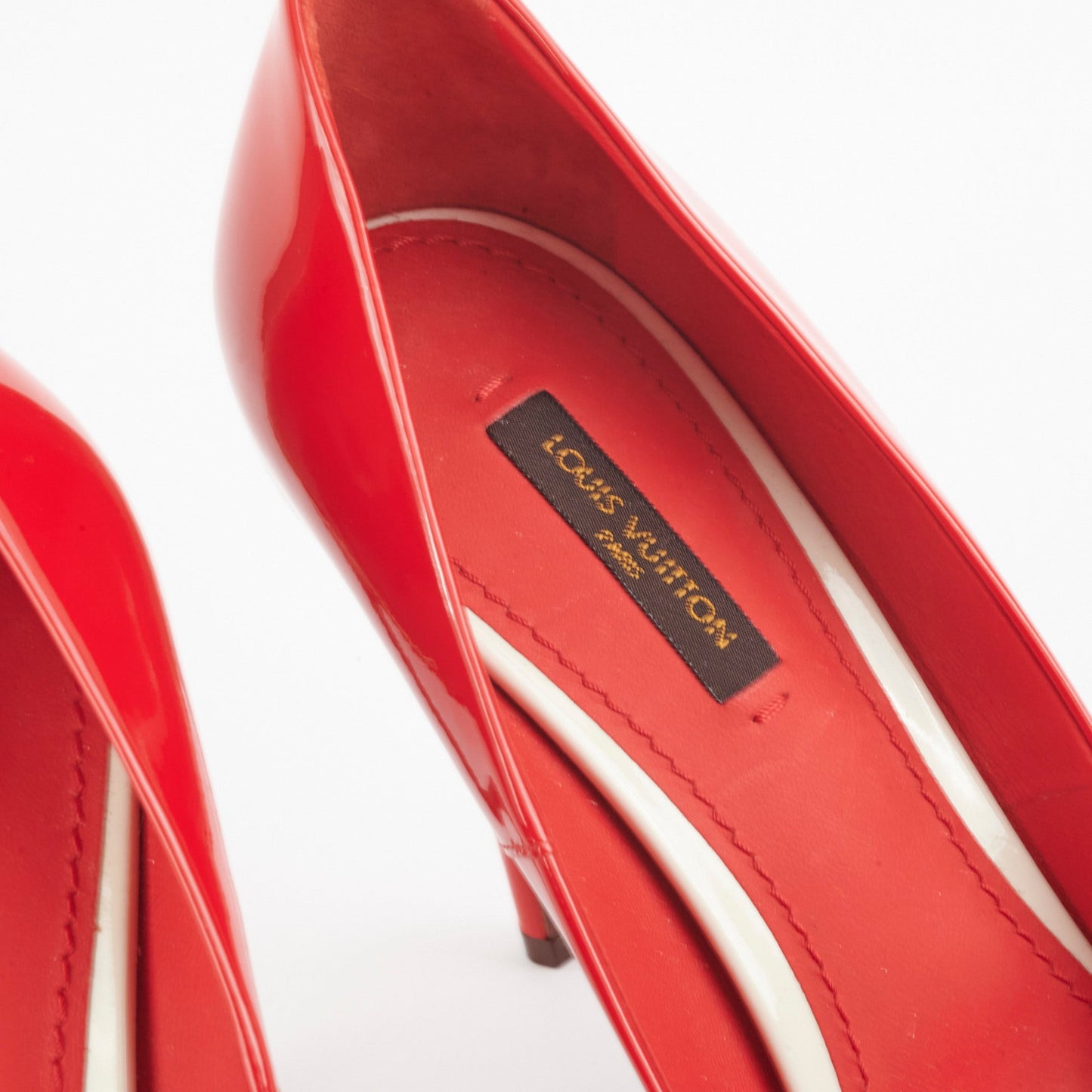 Louis Vuitton Patent Heels Red Size 39