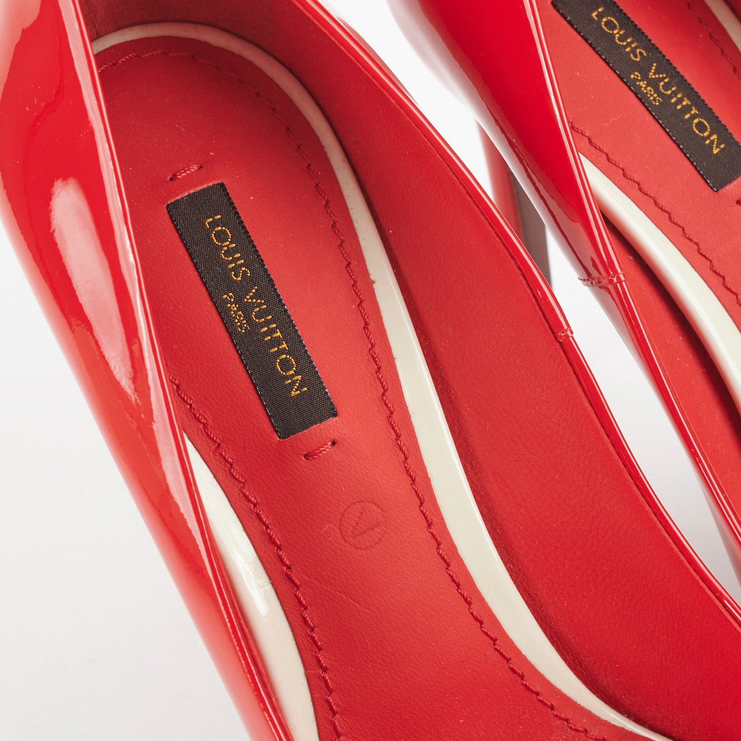 Louis Vuitton Patent Heels Red Size 39