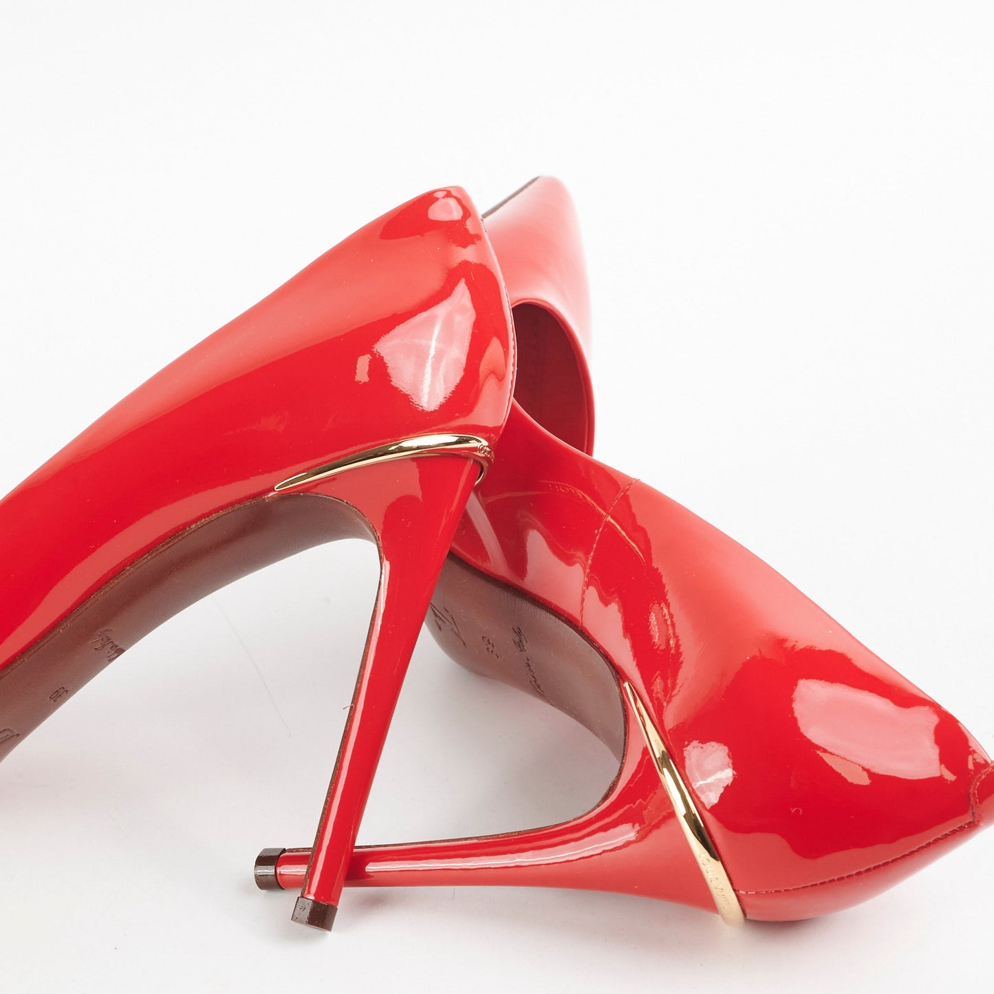 Louis Vuitton Patent Heels Red Size 39