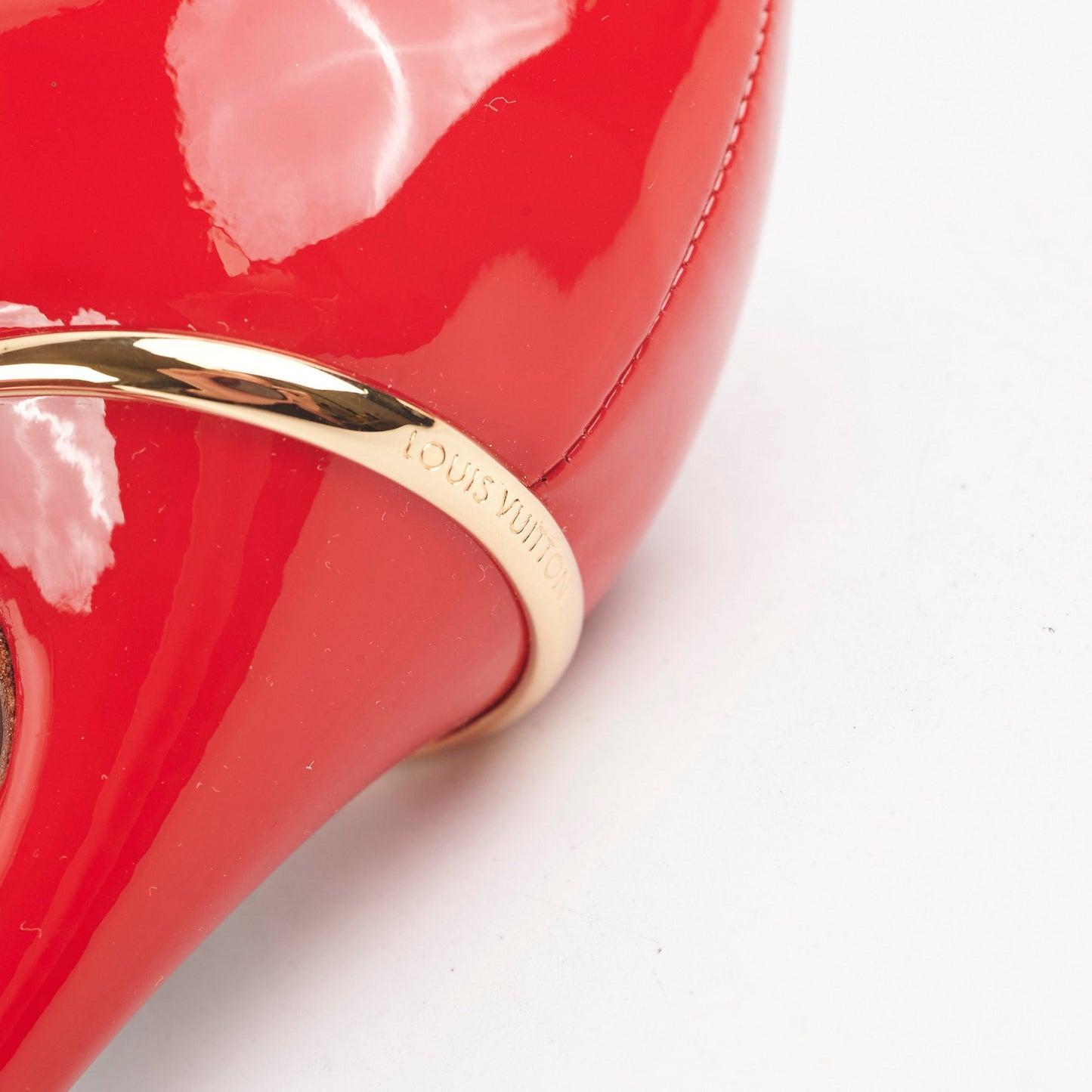 Louis Vuitton Patent Heels Red Size 39
