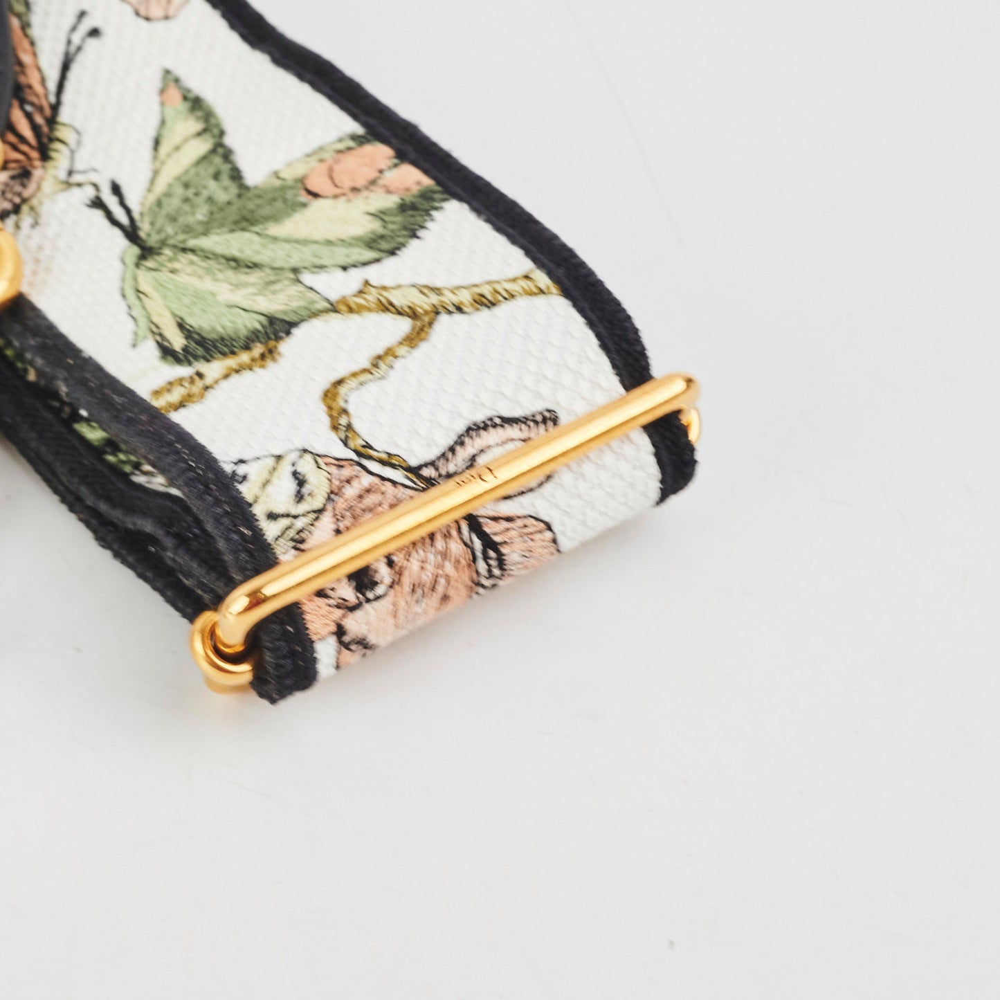 Christian Dior Embroidered Butterfly Adjustable Strap
