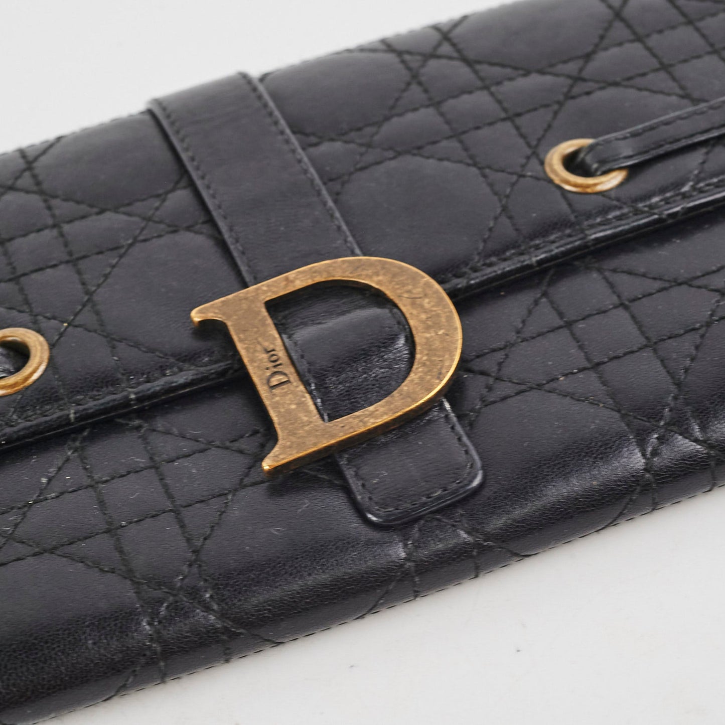 Christian Dior Black Long Clutch Wallet