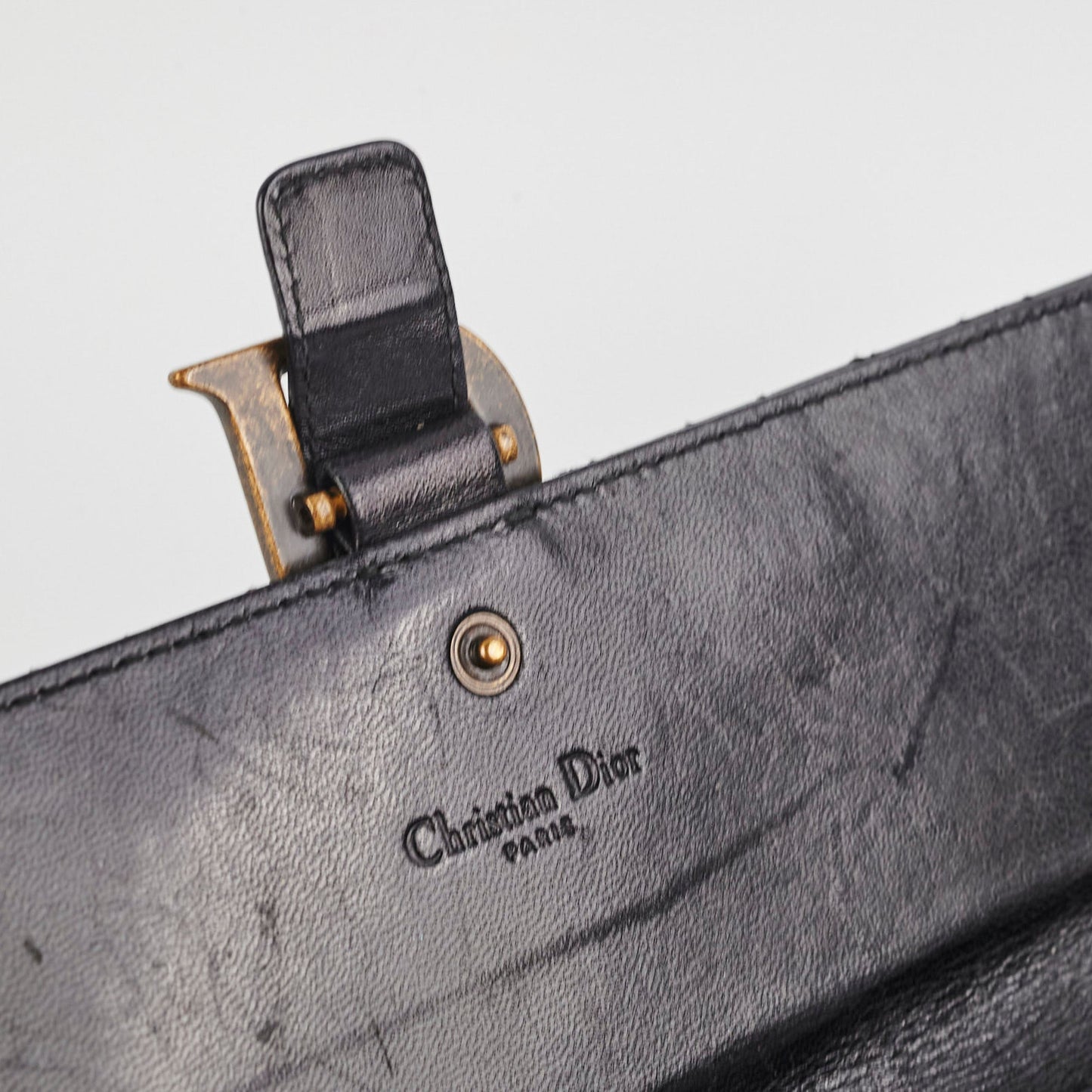 Christian Dior Black Long Clutch Wallet
