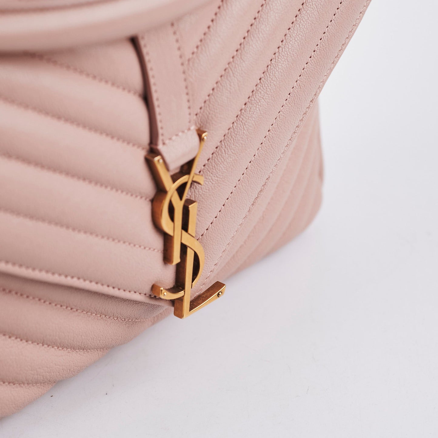 Saint Laurent College Medium Pink Bag