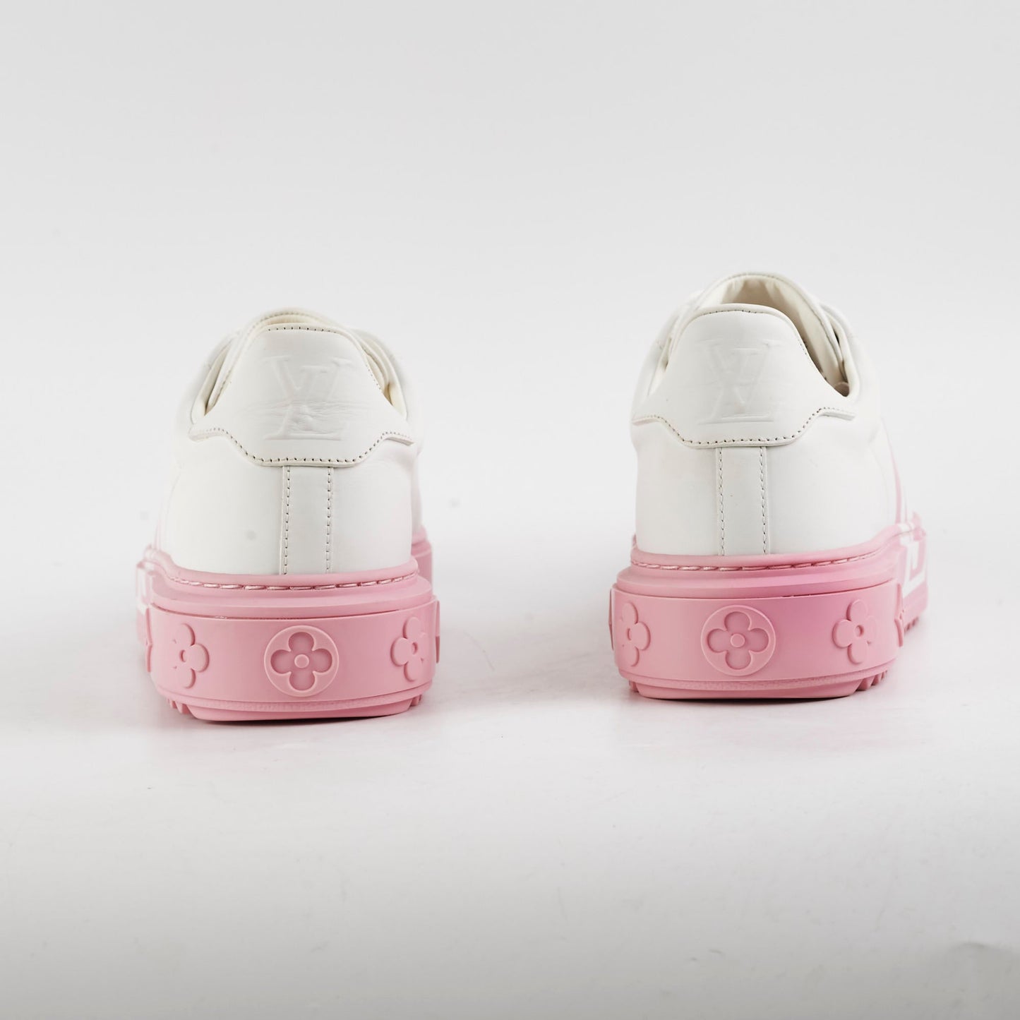 Louis Vuitton Pink Monogram Sneakers Size 36.5