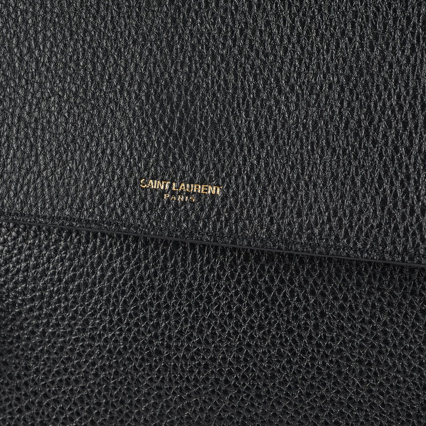 Saint Laurent Sac Moujik Black Top Handle