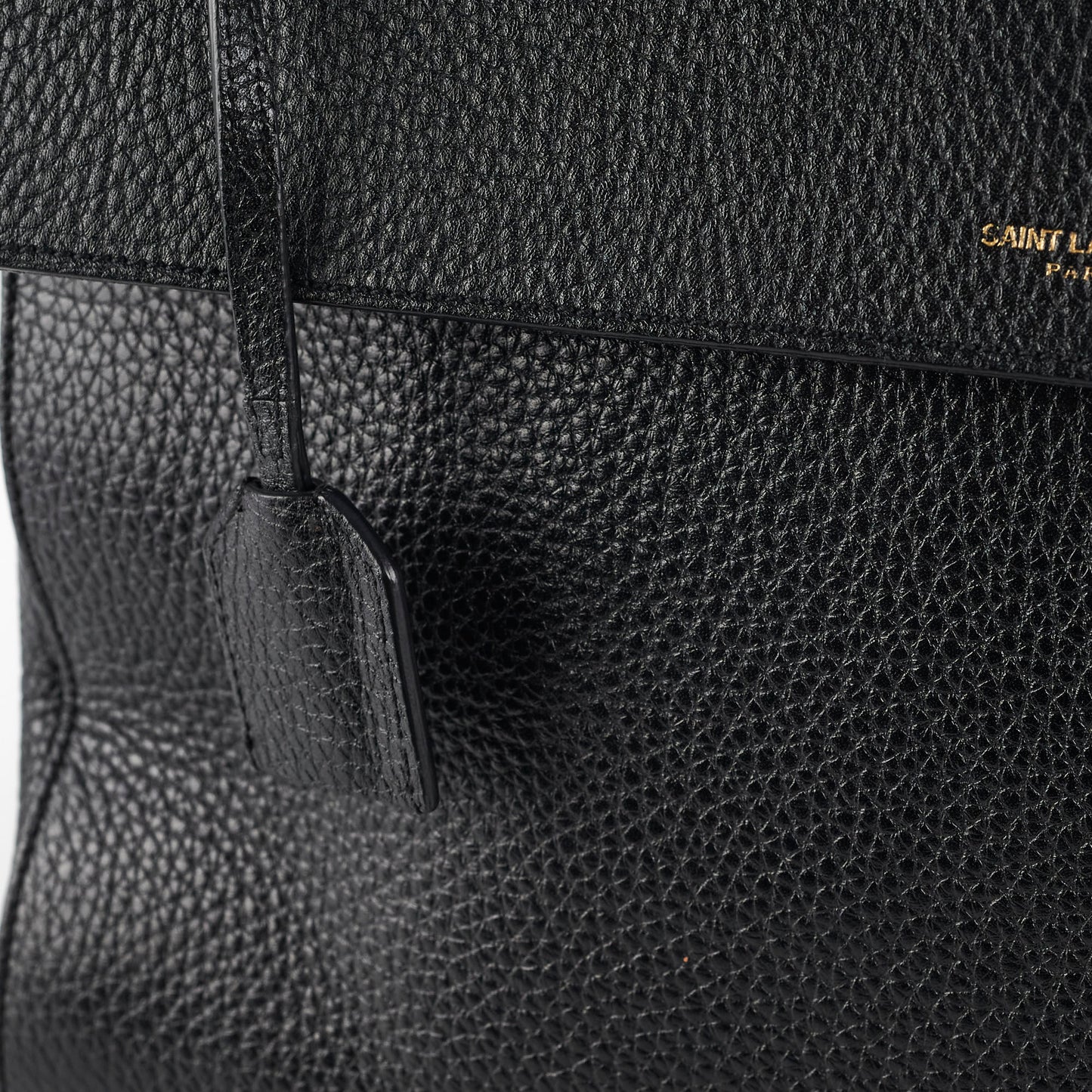 Saint Laurent Sac Moujik Black Top Handle