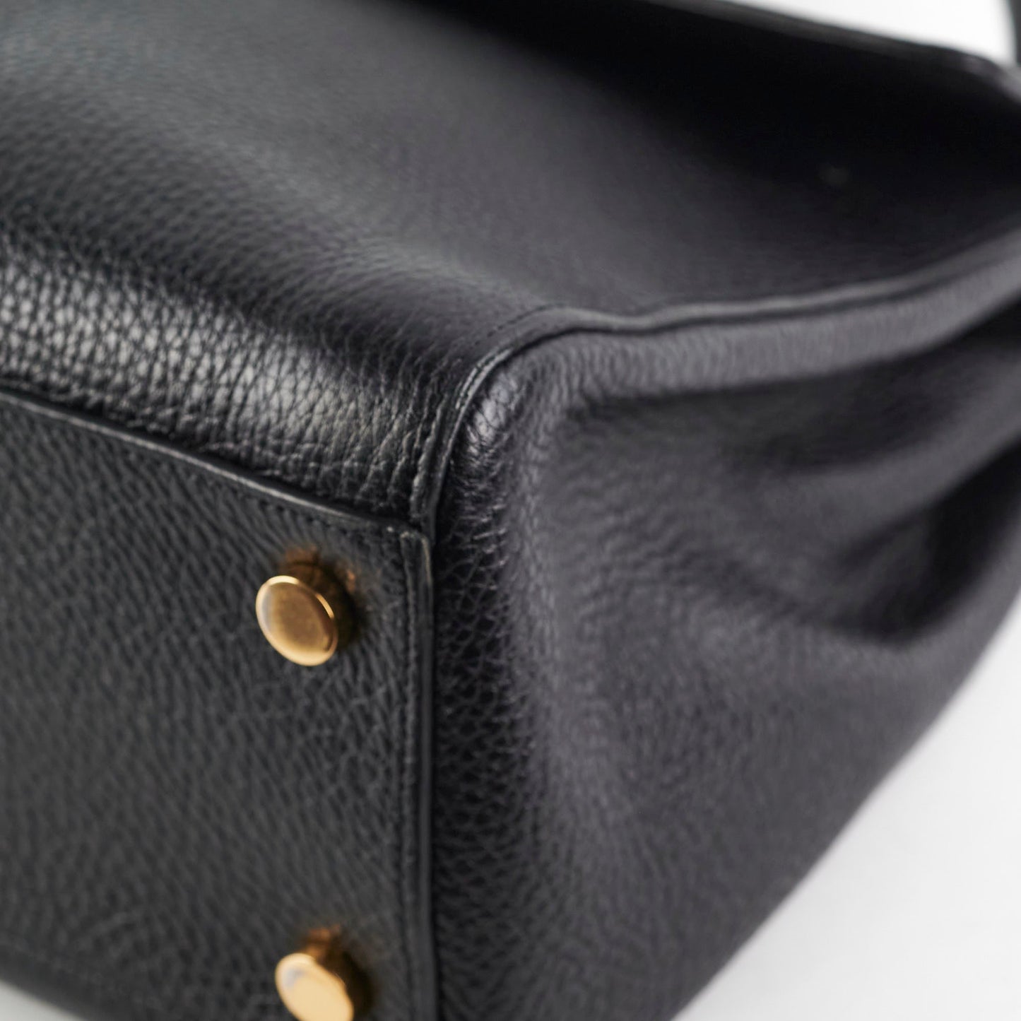 Saint Laurent Sac Moujik Black Top Handle