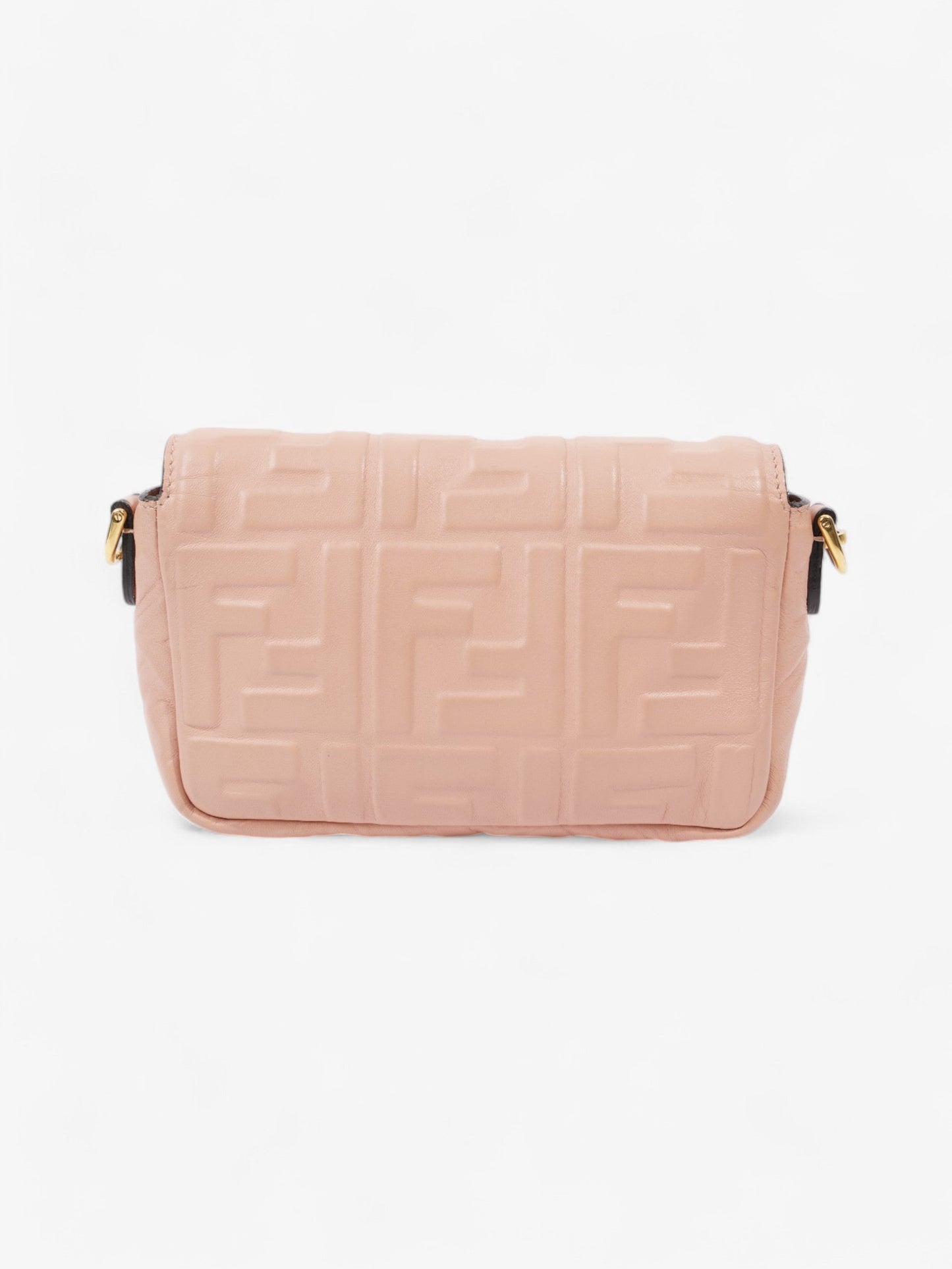 Fendi Baguette Light Rose Nappa Leather Mini