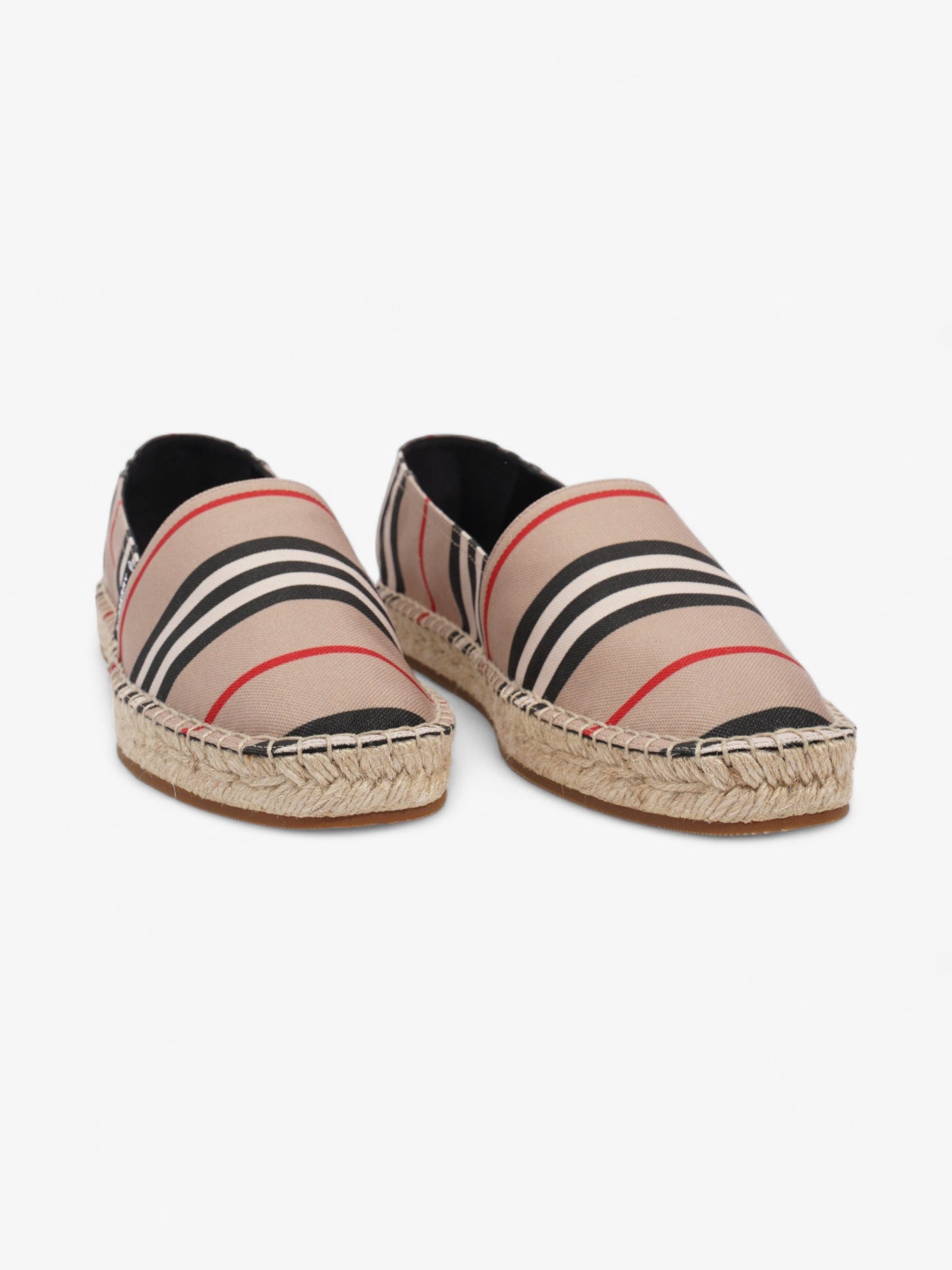 Burberry Alport Espadrilles Archive Beige Canvas EU 38.5 UK 5.5