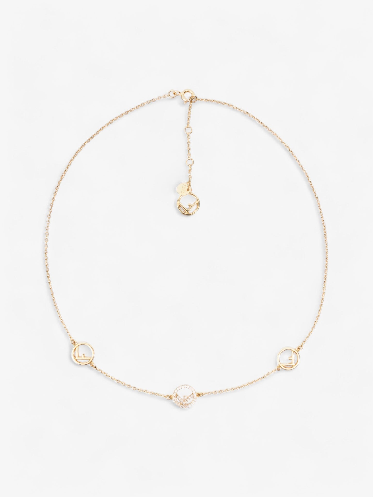 Fendi F is Fendi Necklace Gold Base Metal
