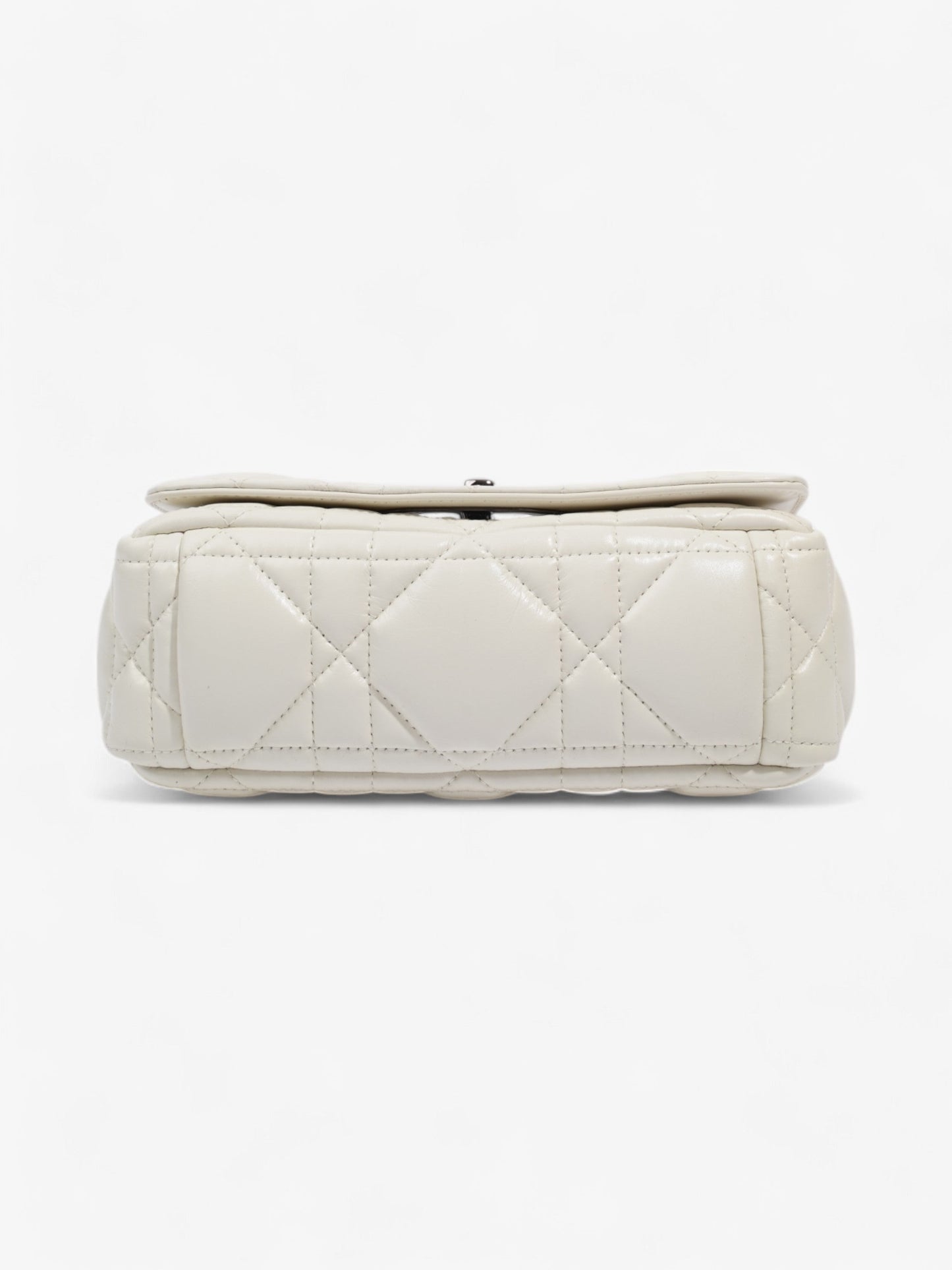 Christian Dior Caro Latte Dior Calfskin Leather Small