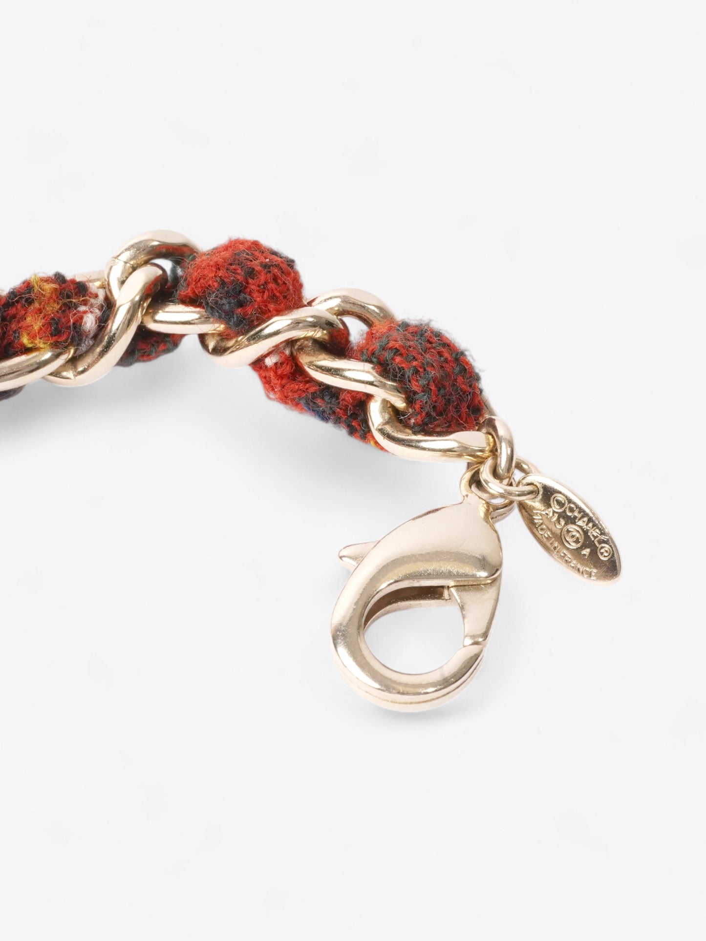 Chanel CC Double Necklace Gold / Tartan Base Metal