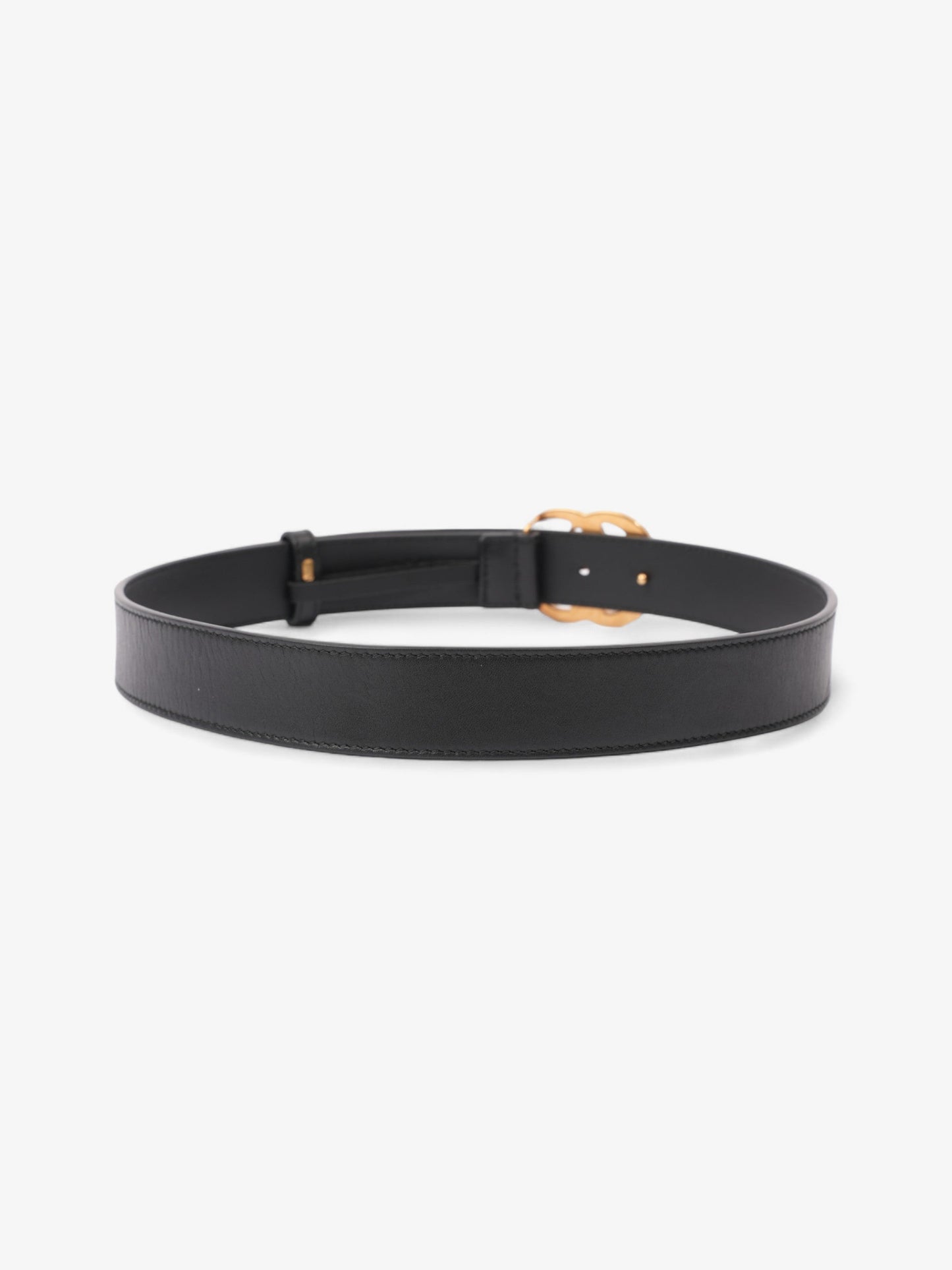 Gucci GG Marmont Belt Black / Gold Leather 75cm / 30"