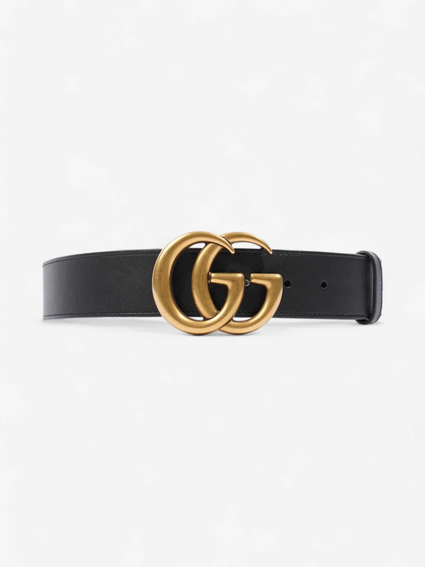 Gucci GG Marmont Belt Black Leather 80cm 32"
