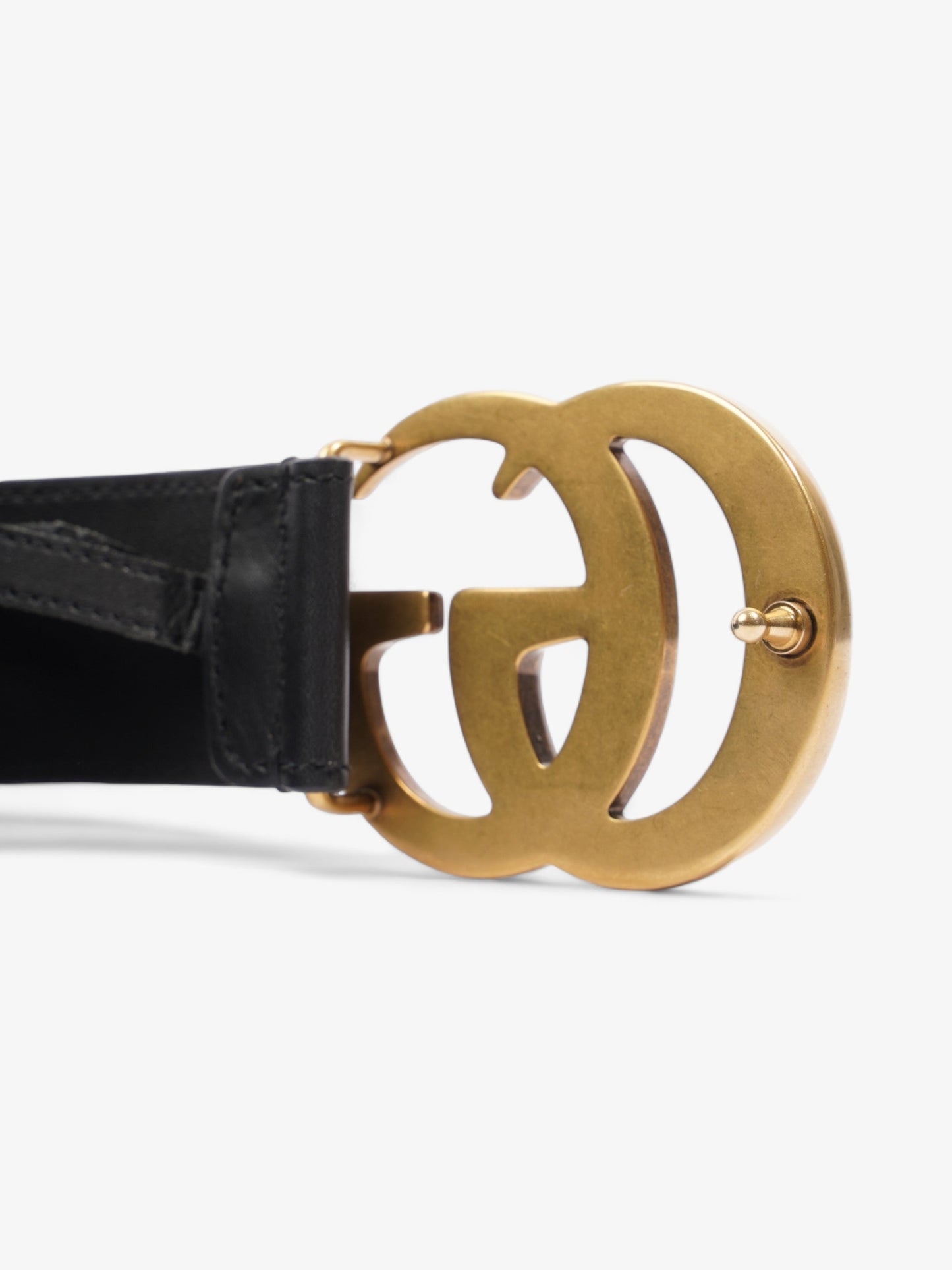 Gucci GG Marmont Belt Black Leather 80cm 32"
